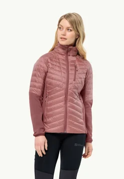 Voor- En Najaarsjacks/-Jassen|Fleece|Jack Wolfskin Nebelhorn Down Hybrid W