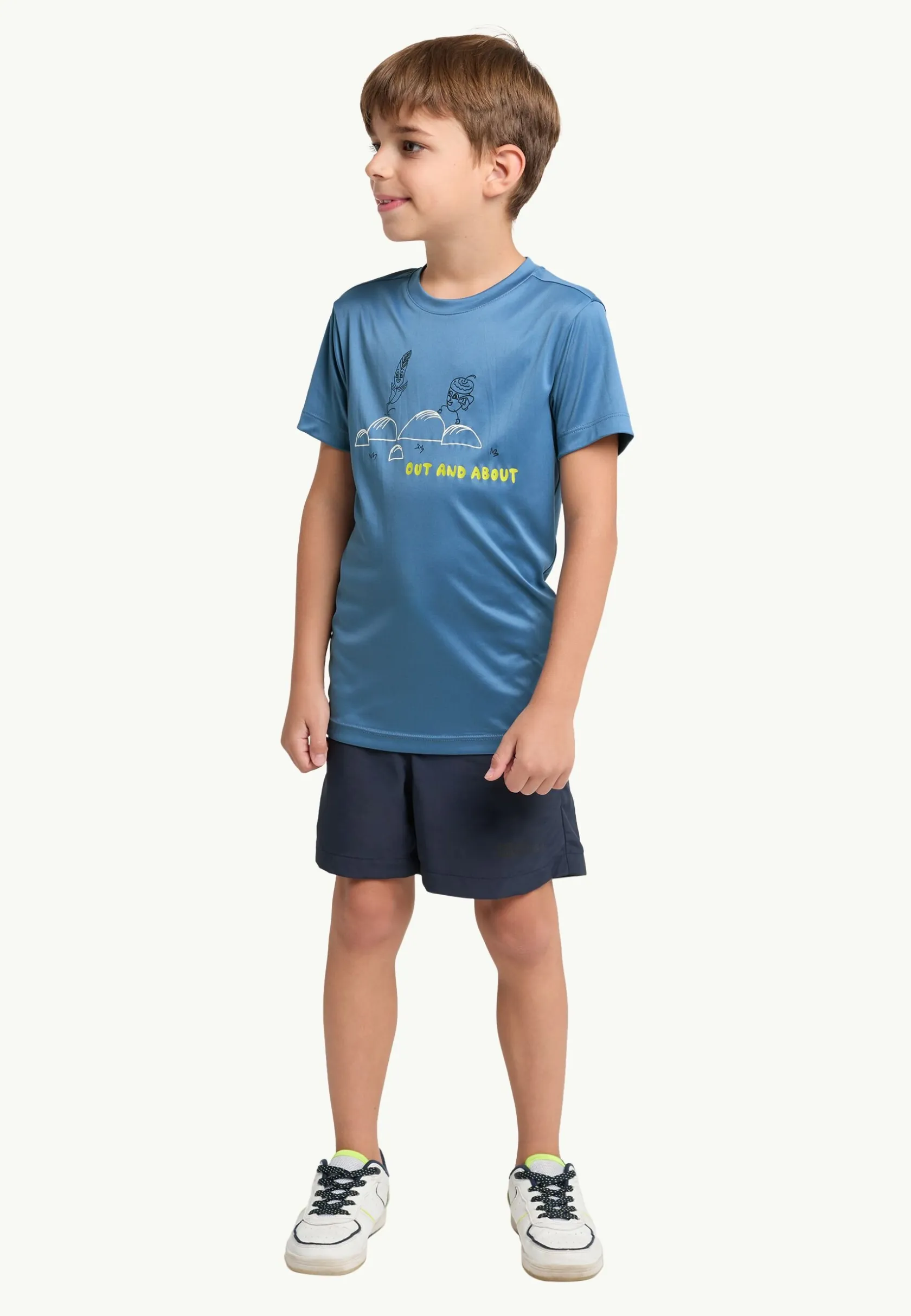 Functionele Shirts|T-Shirts & Longsleeves|Jack Wolfskin Out And About T Kids