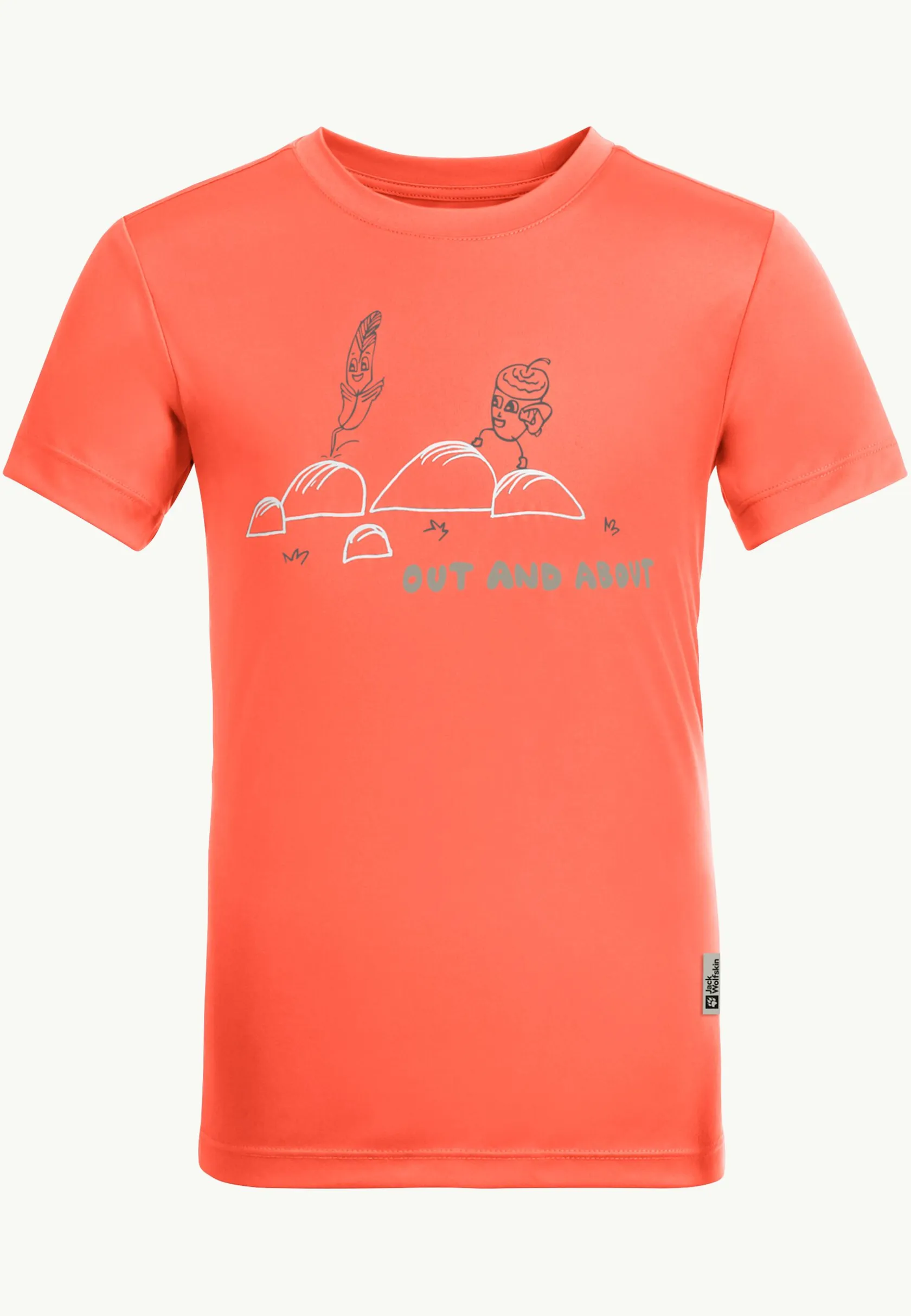 Functionele Shirts|T-Shirts & Longsleeves|Jack Wolfskin Out And About T Kids