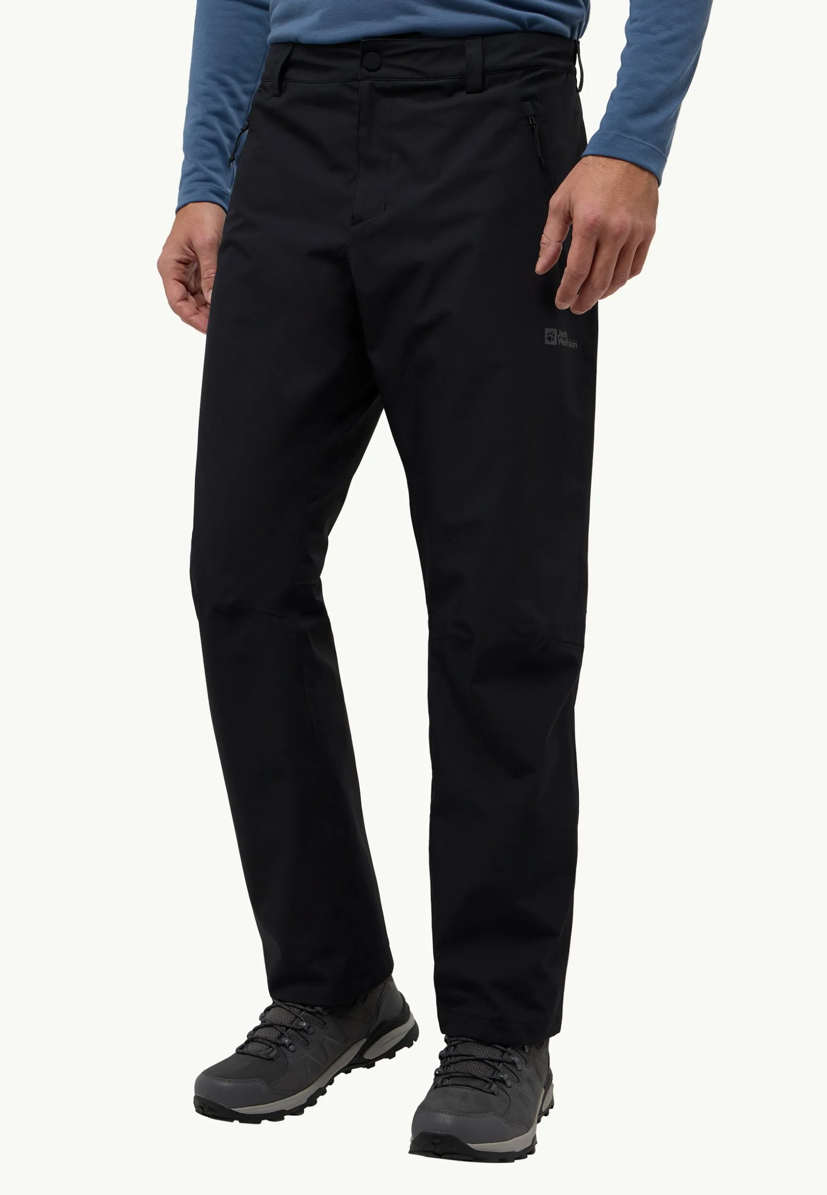 Regenbroek|Softshellbroeken|Jack Wolfskin Parana Pants M black