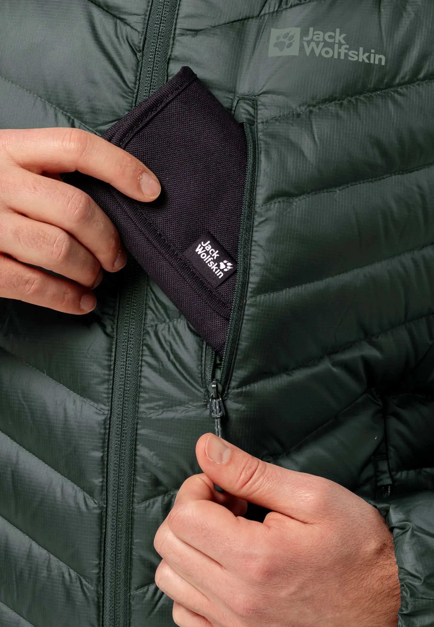 Wandelen|Voor- En Najaarsjacks/-Jassen|Jack Wolfskin Passamani Down Hoody M