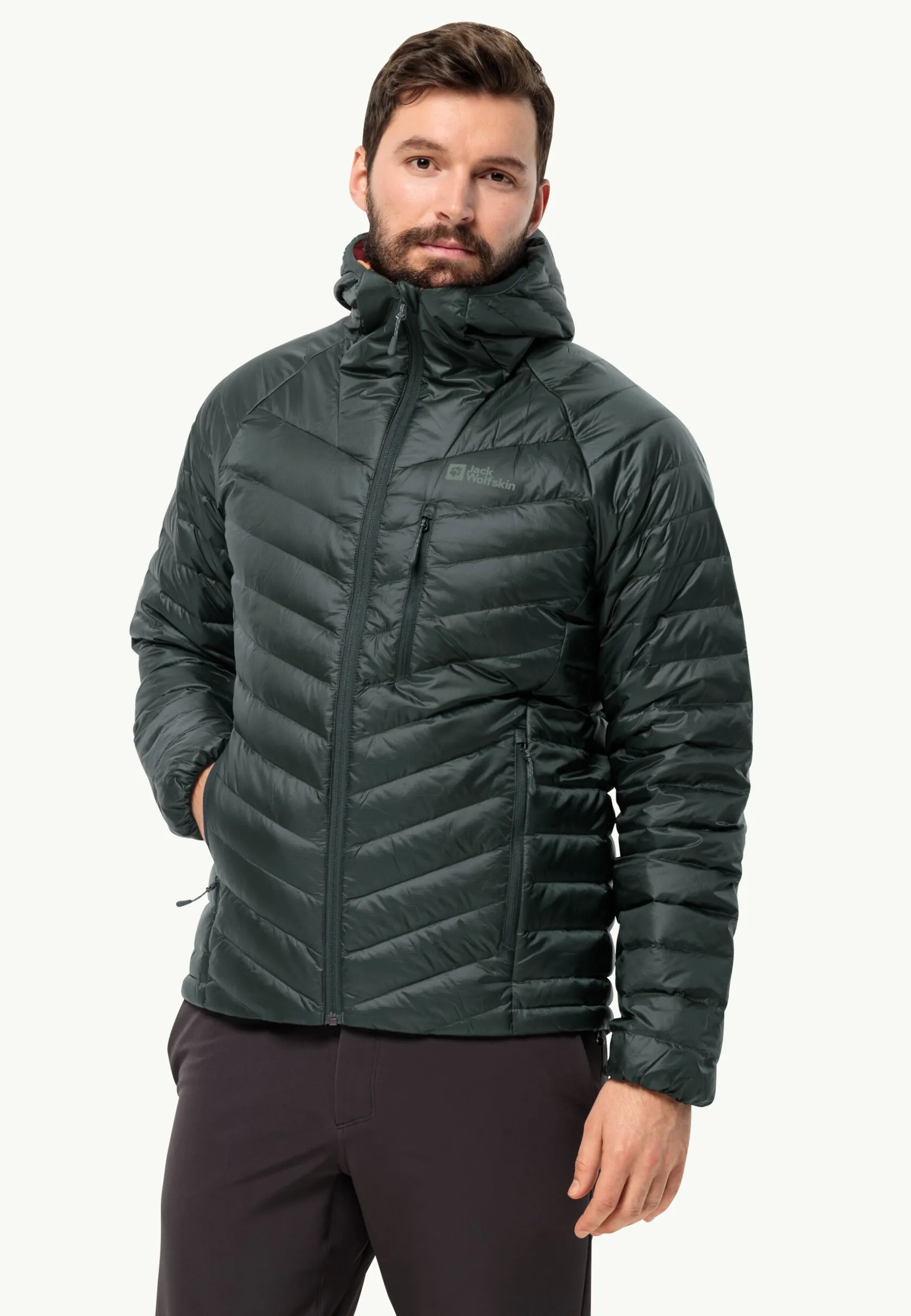 Wandelen|Voor- En Najaarsjacks/-Jassen|Jack Wolfskin Passamani Down Hoody M