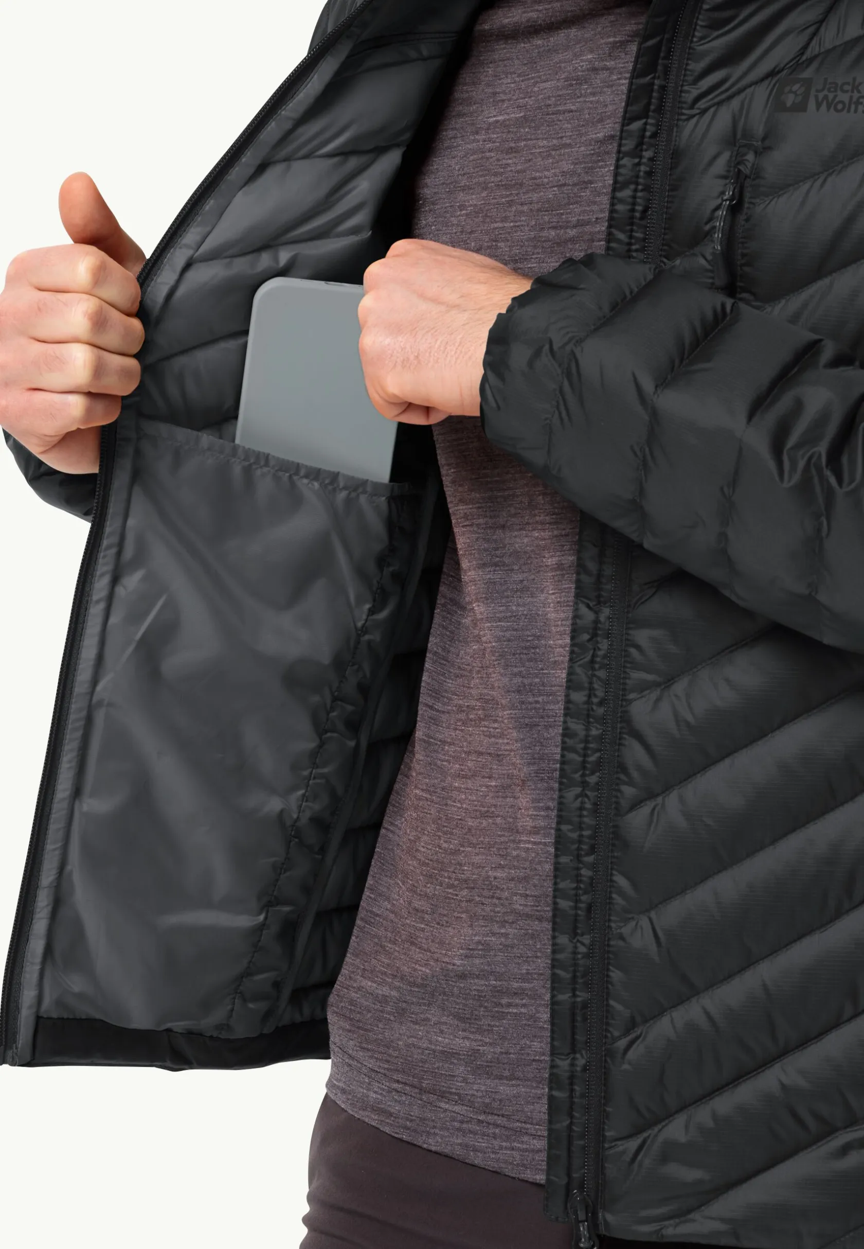 Wandelen|Voor- En Najaarsjacks/-Jassen|Jack Wolfskin Passamani Down Jkt M