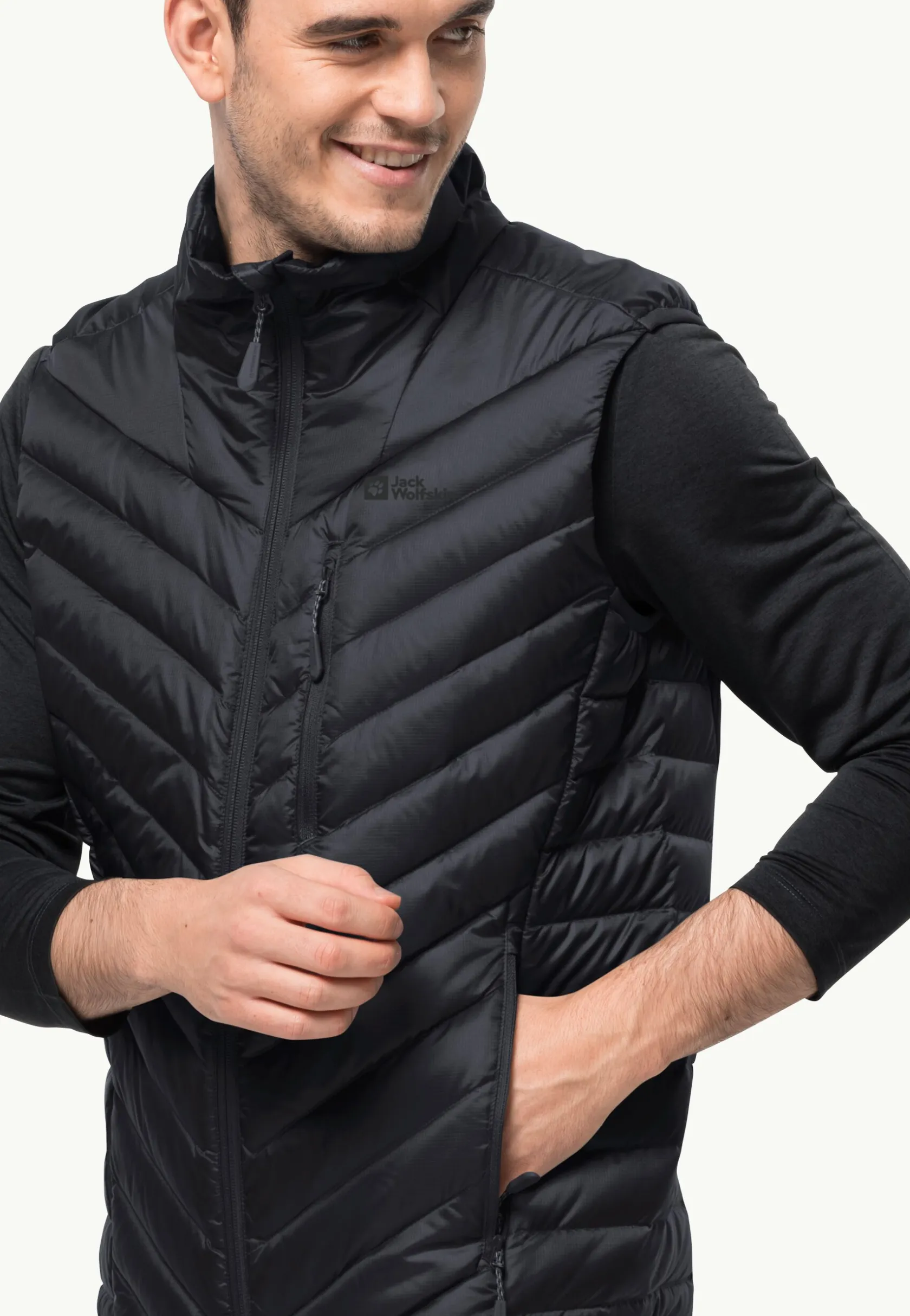 Wandelen|Voor- En Najaarsjacks/-Jassen|Jack Wolfskin Passamani Down Vest M