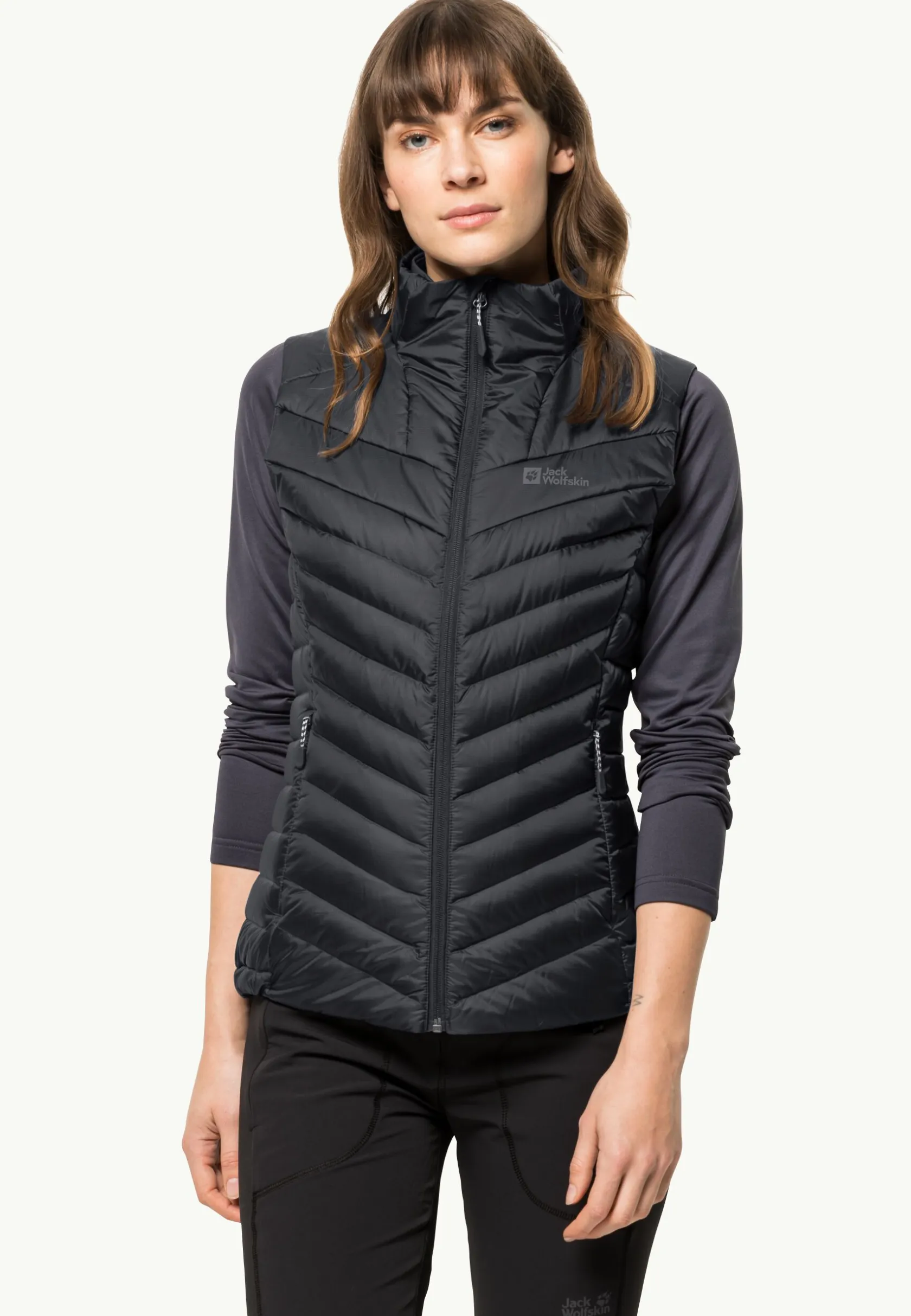 Wandelen|Voor- En Najaarsjacks/-Jassen|Jack Wolfskin Passamani Down Vest W