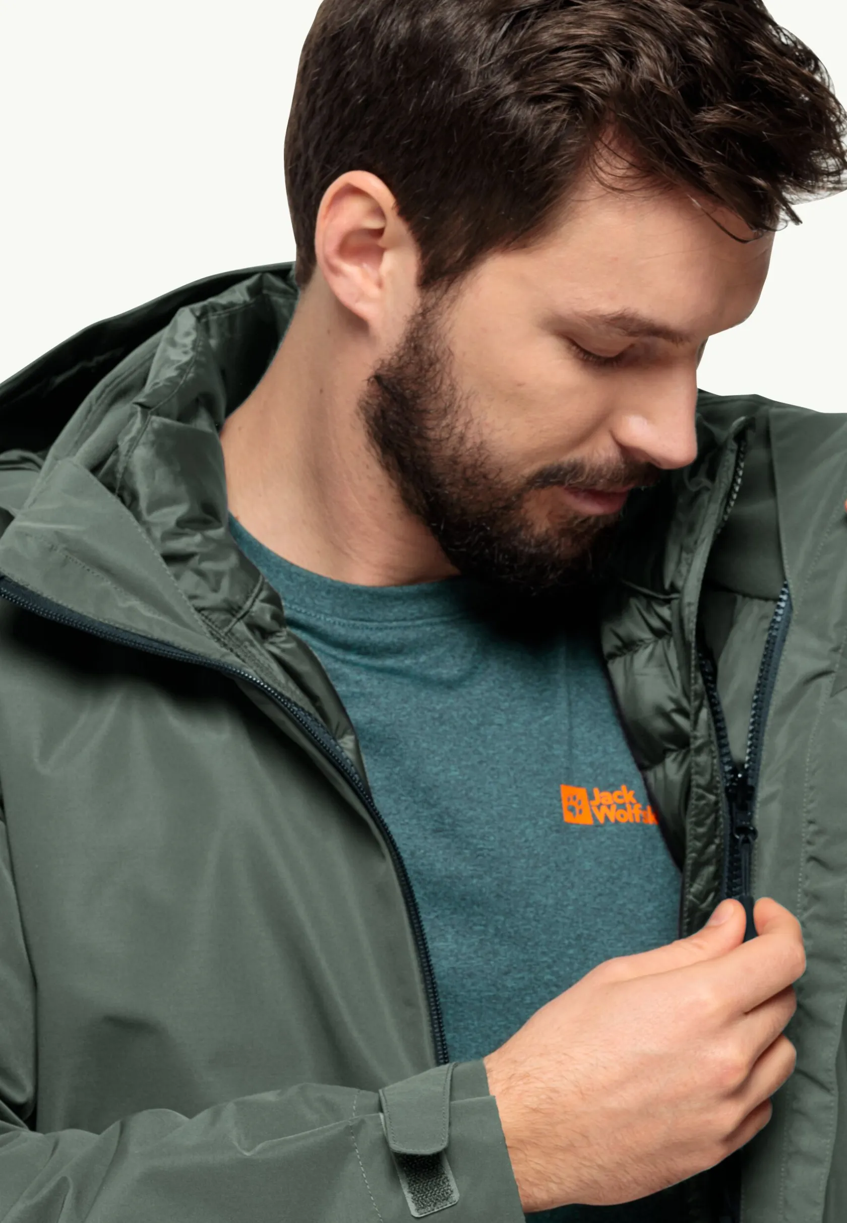 Wandelen|Voor- En Najaarsjacks/-Jassen|Jack Wolfskin Pilvi Down Jkt M Rds