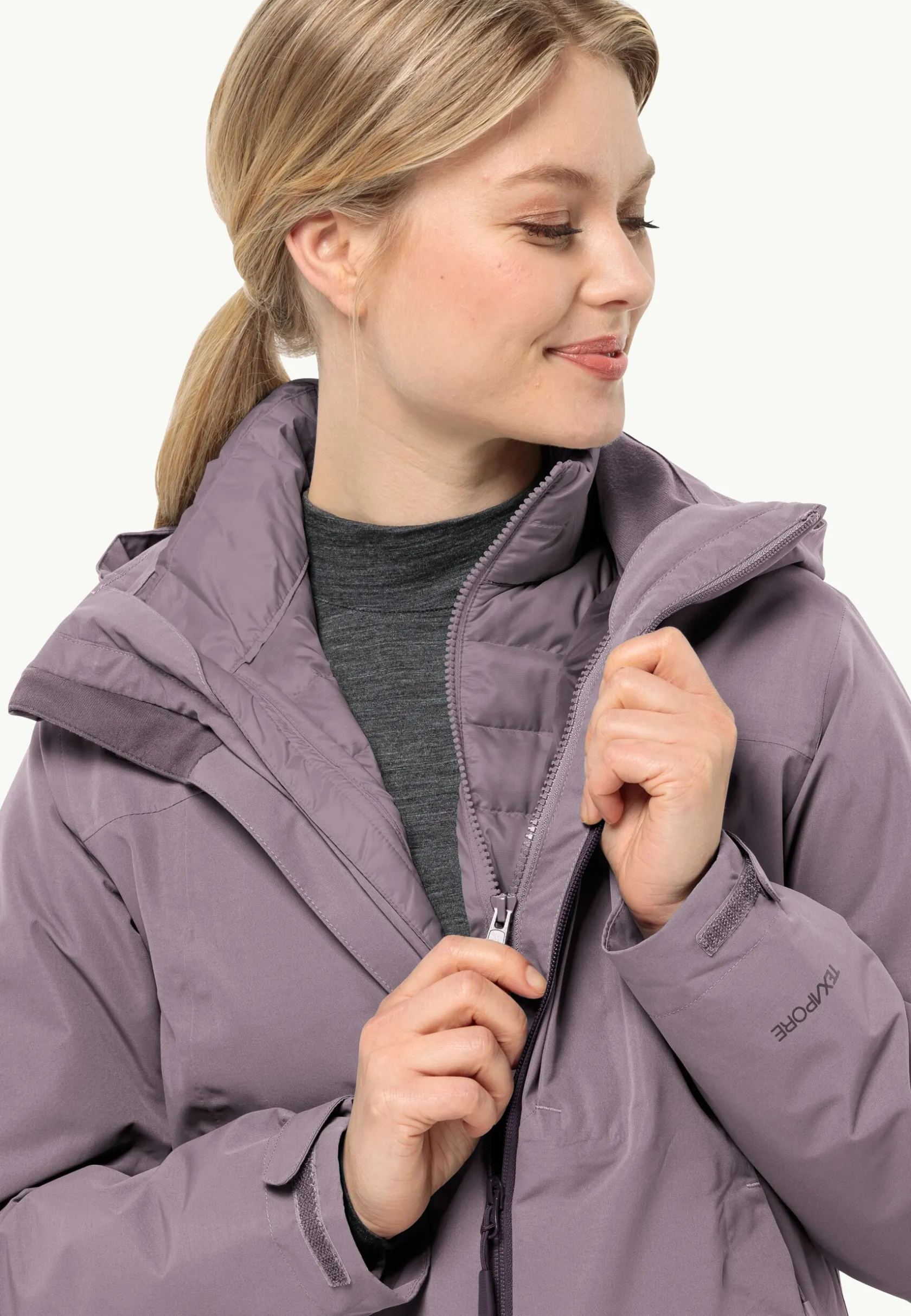 Wandelen|Voor- En Najaarsjacks/-Jassen|Jack Wolfskin Pilvi Down Jkt W Rds