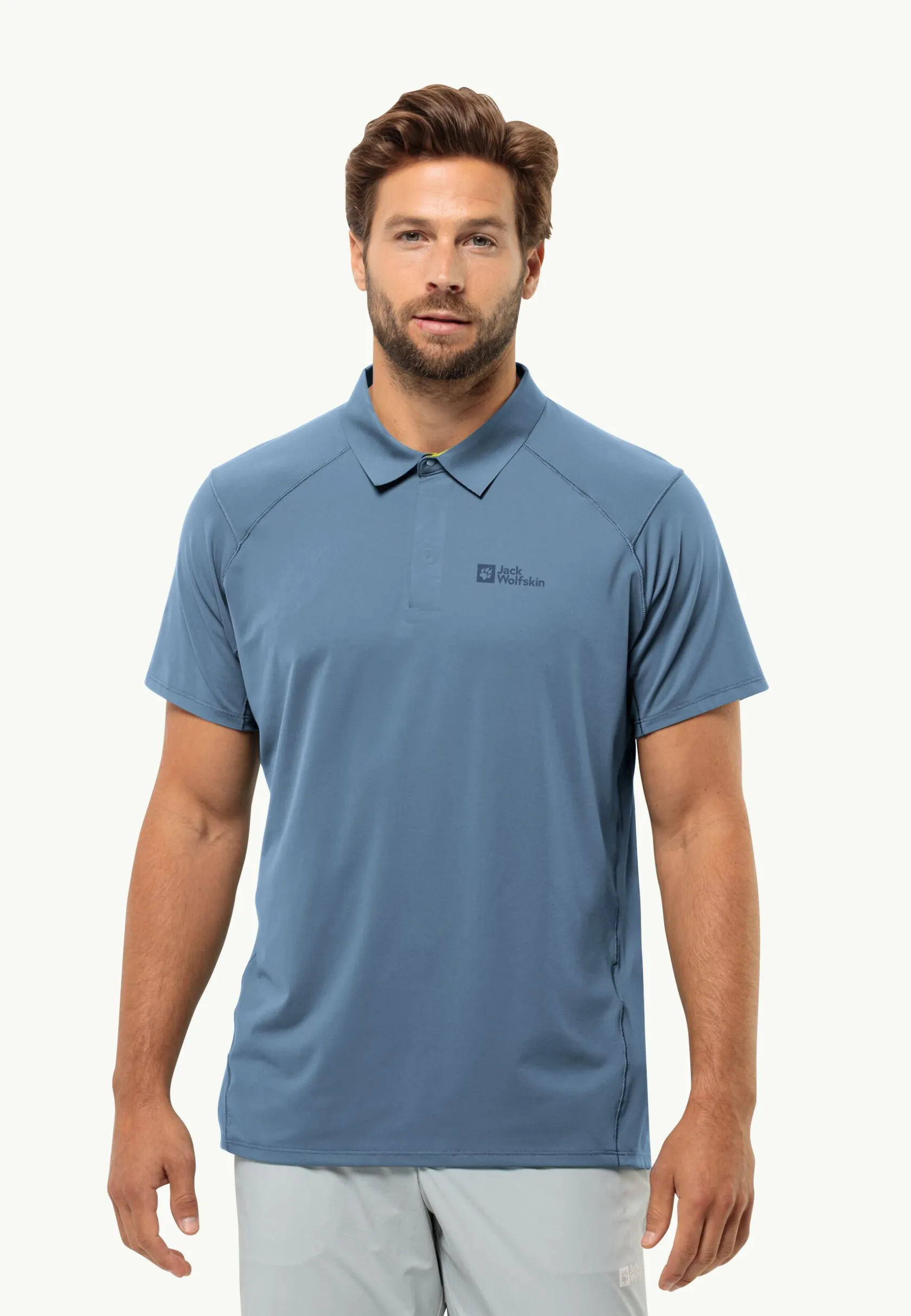 Functionele Shirts|Poloshirts|Jack Wolfskin Prelight Chill Polo M