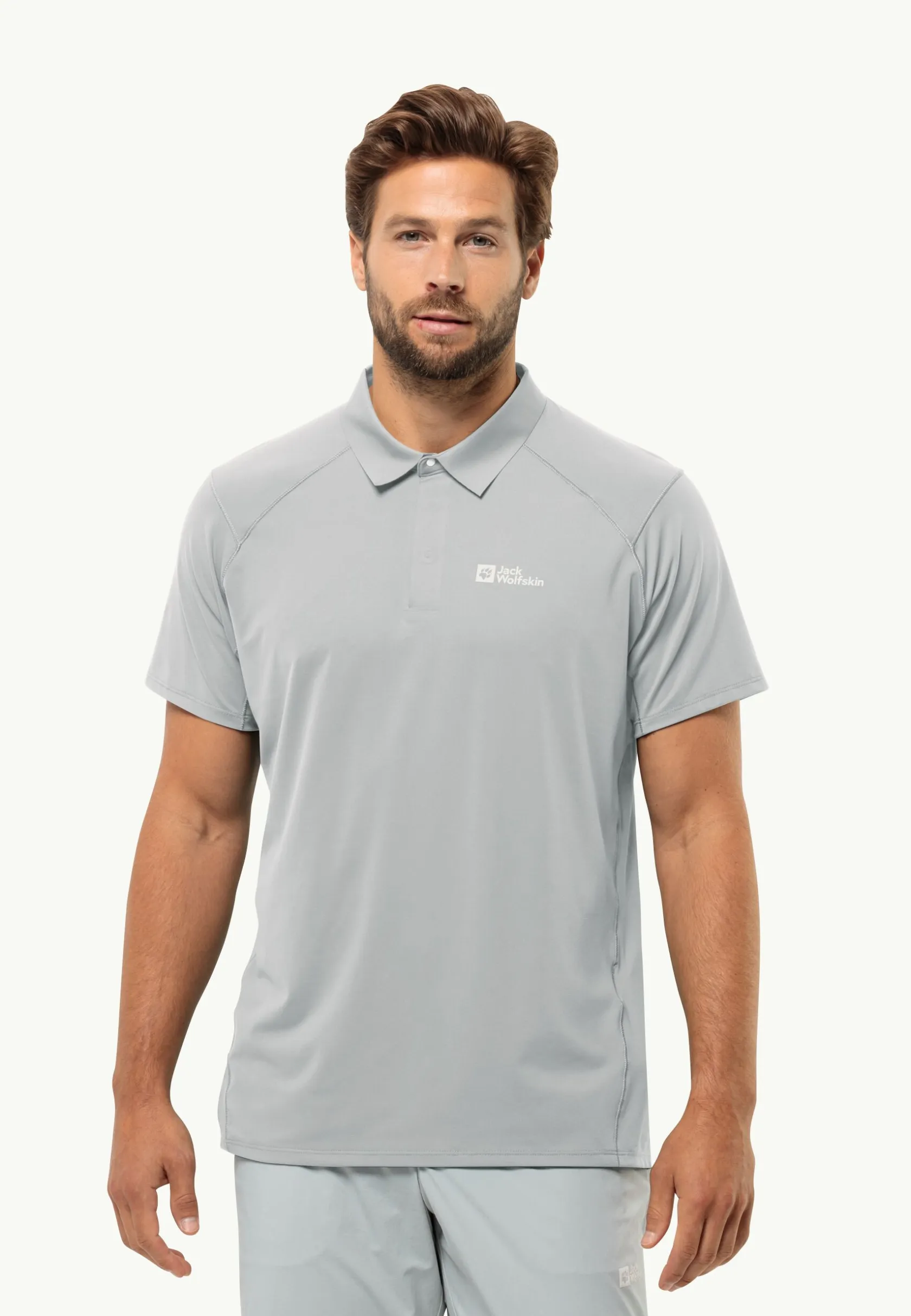 Functionele Shirts|Poloshirts|Jack Wolfskin Prelight Chill Polo M