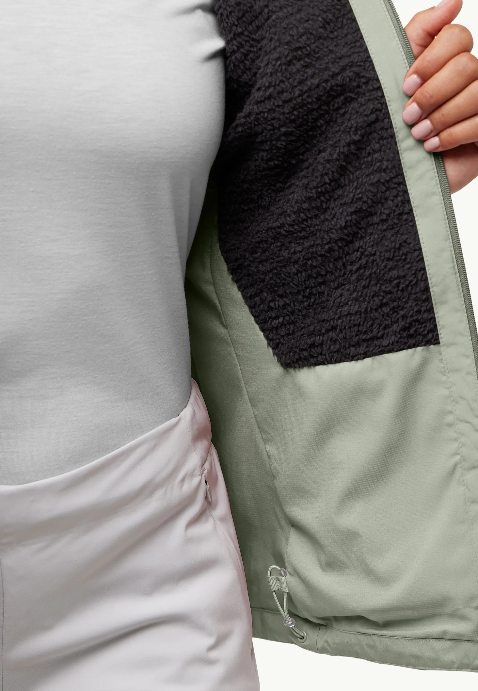 Voor- En Najaarsjacks/-Jassen|Regenjacks|Jack Wolfskin Prelight 2l Ins Jkt W mint leaf
