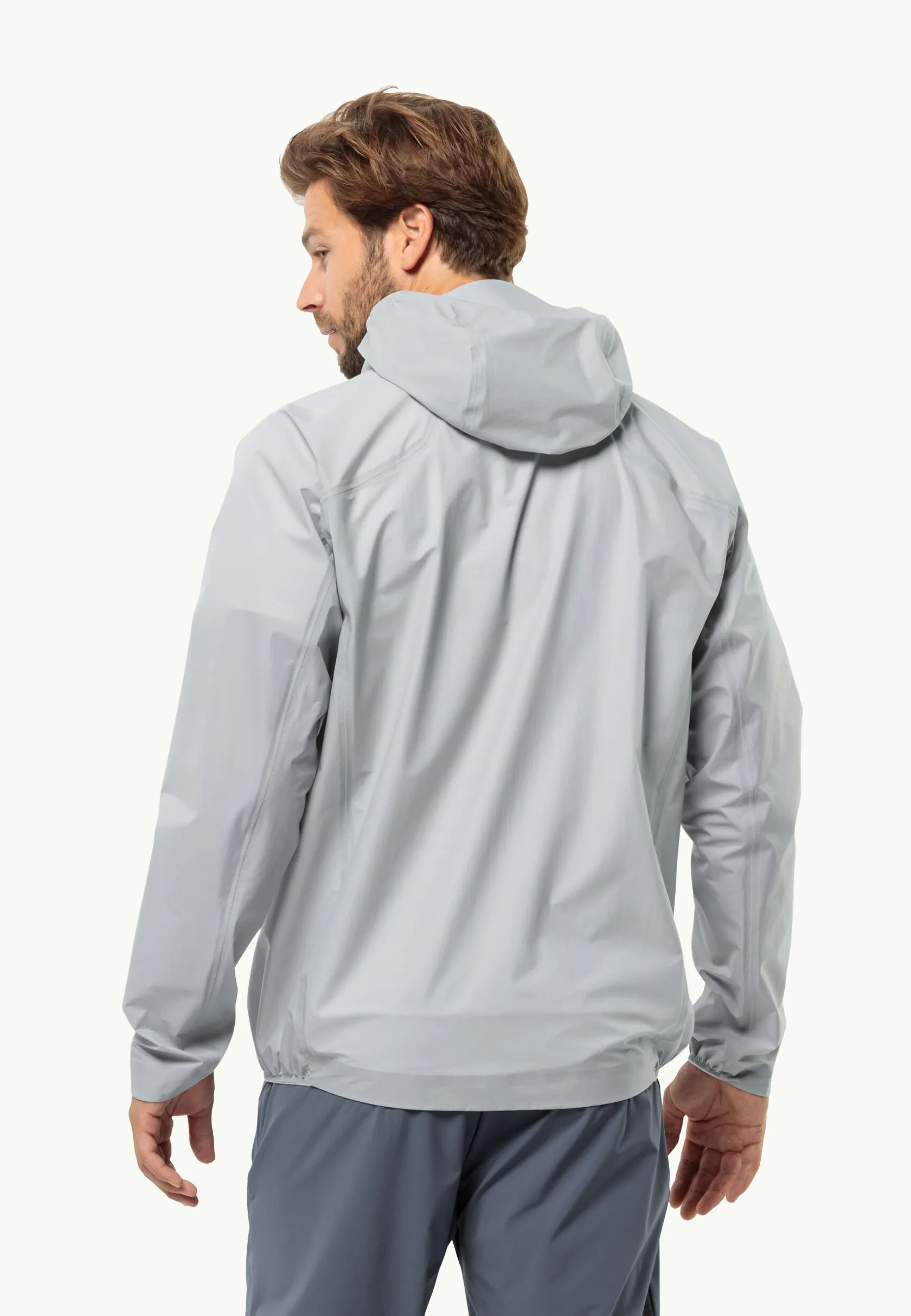 Wandelen|Voor- En Najaarsjacks/-Jassen|Jack Wolfskin Prelight 3l Jkt M Cool Grey