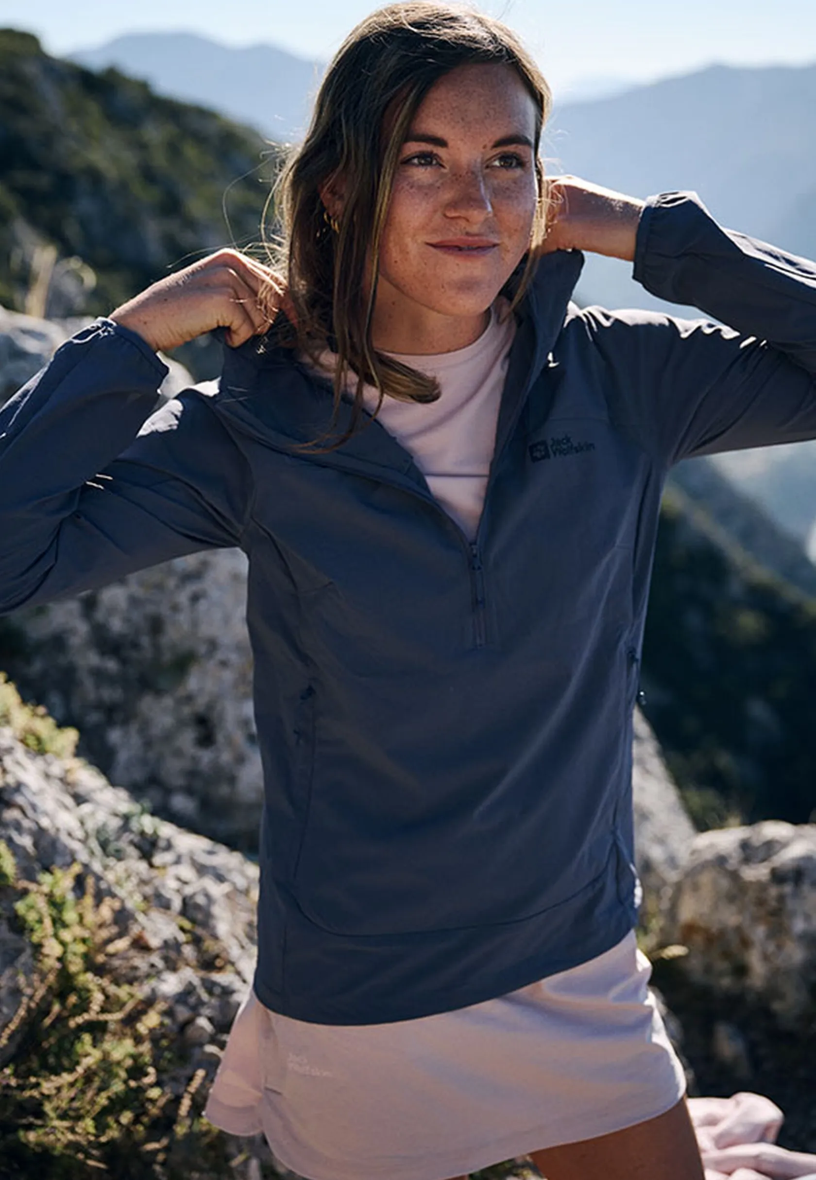 Wandelen|Voor- En Najaarsjacks/-Jassen|Jack Wolfskin Prelight Overhead W