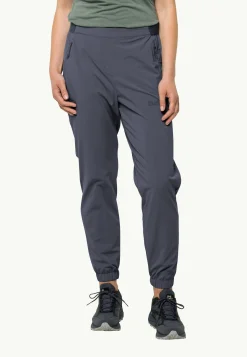 Wandelen|Softshellbroeken|Jack Wolfskin Prelight Pants W dolphin