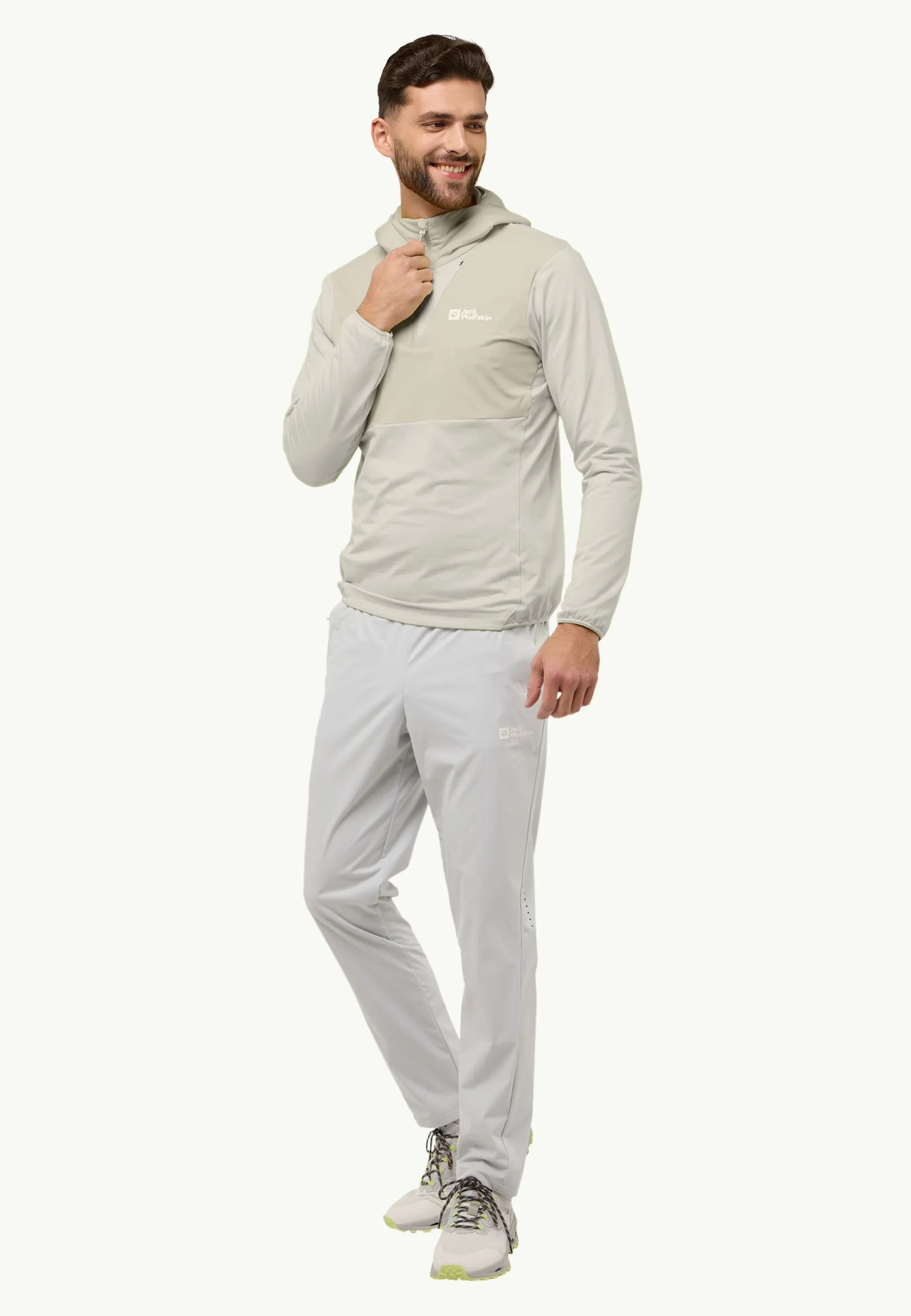 Fleece|Hoodies & Pullovers|Jack Wolfskin Prelight Trail Hoody M seal