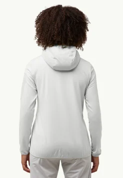 Voor- En Najaarsjacks/-Jassen|Fleece|Jack Wolfskin Prelight Trail Hoody W Cool Grey