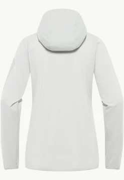 Voor- En Najaarsjacks/-Jassen|Fleece|Jack Wolfskin Prelight Trail Hoody W Cool Grey