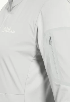 Voor- En Najaarsjacks/-Jassen|Fleece|Jack Wolfskin Prelight Trail Hoody W Cool Grey