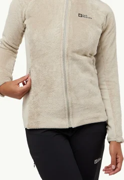 Voor- En Najaarsjacks/-Jassen|Fleece|Jack Wolfskin Rotwand Hooded Fz W