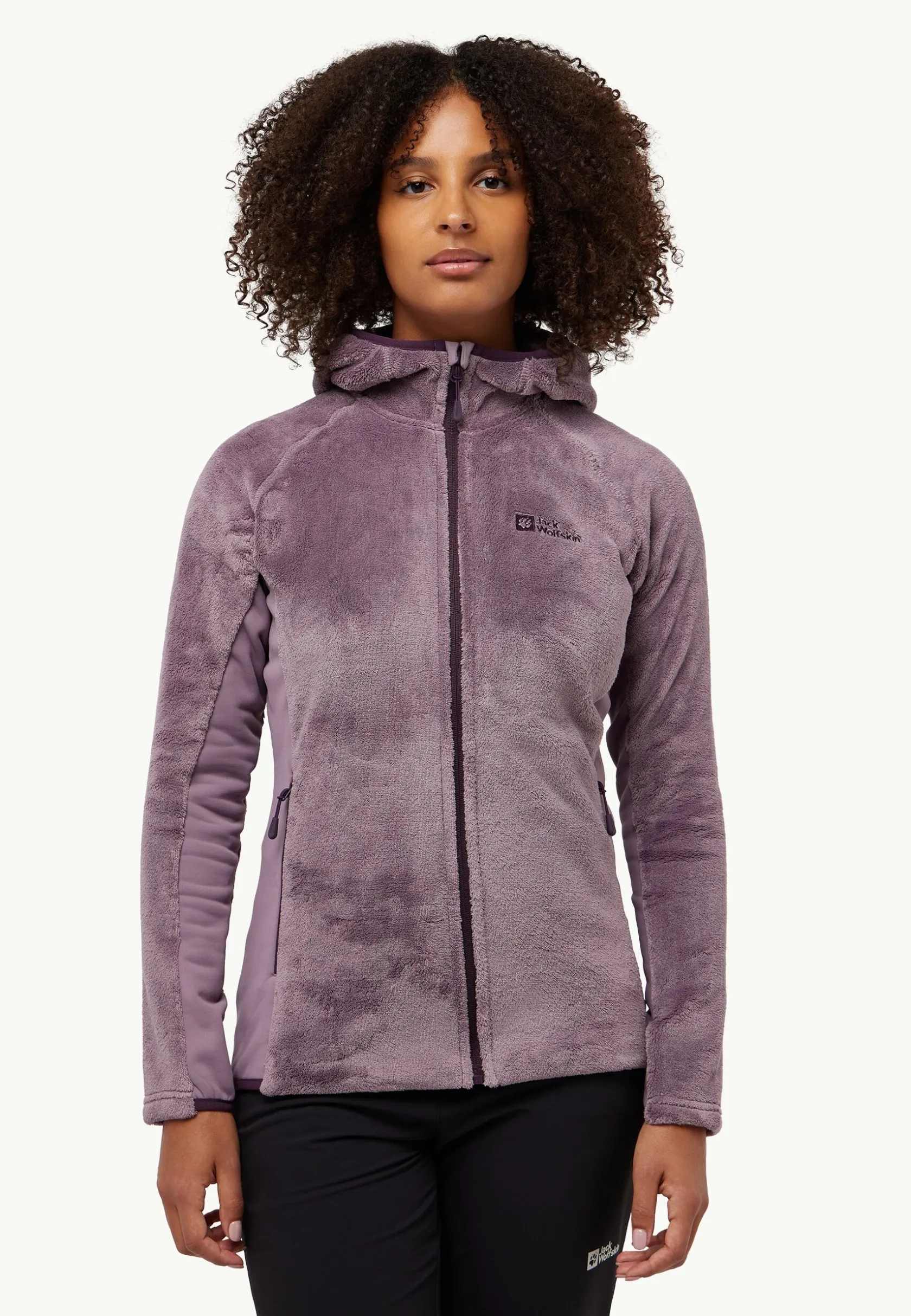 Voor- En Najaarsjacks/-Jassen|Fleece|Jack Wolfskin Rotwand Hooded Fz W