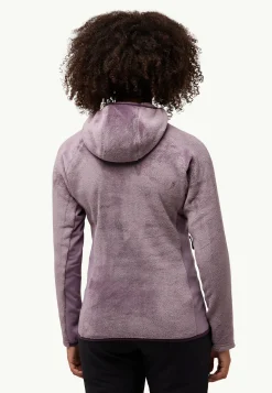 Voor- En Najaarsjacks/-Jassen|Fleece|Jack Wolfskin Rotwand Hooded Fz W