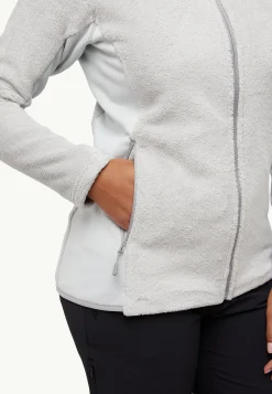 Voor- En Najaarsjacks/-Jassen|Fleece|Jack Wolfskin Rotwand Hooded Fz W