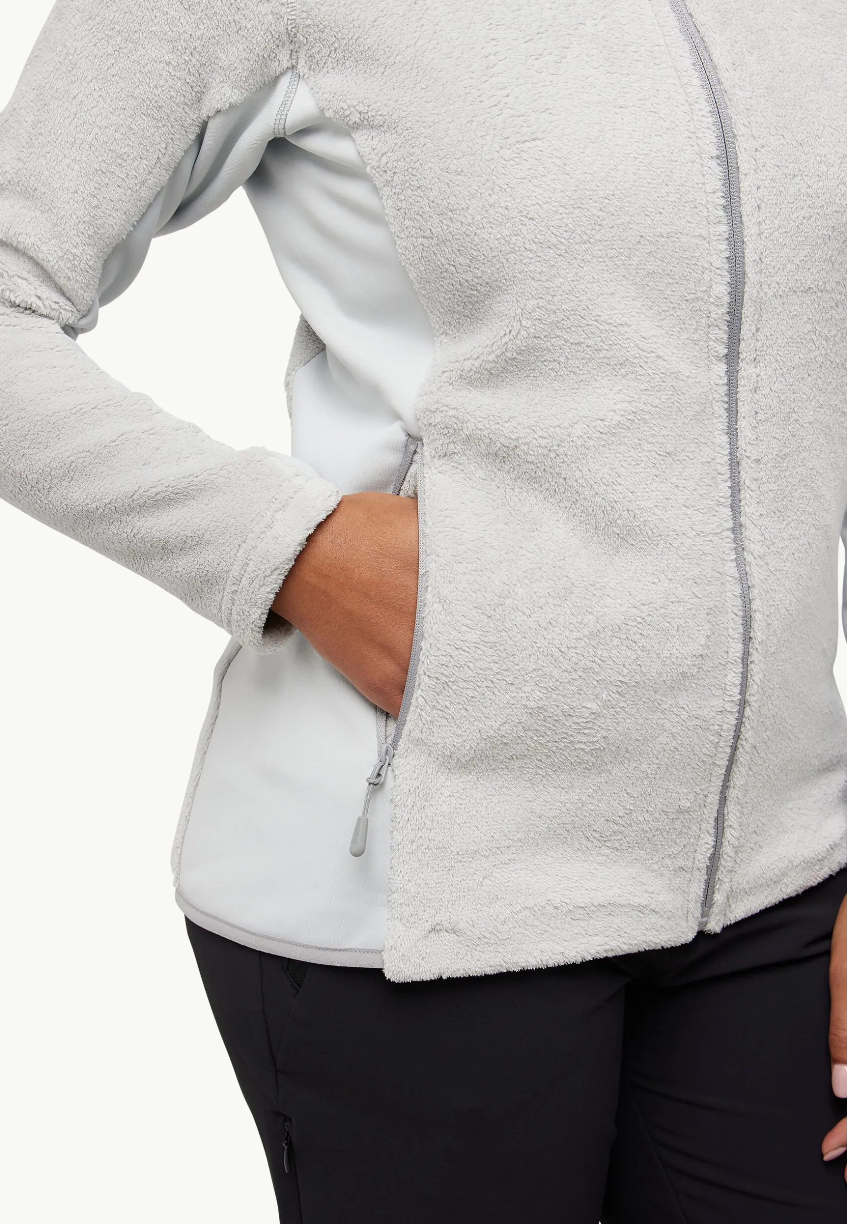 Voor- En Najaarsjacks/-Jassen|Fleece|Jack Wolfskin Rotwand Hooded Fz W