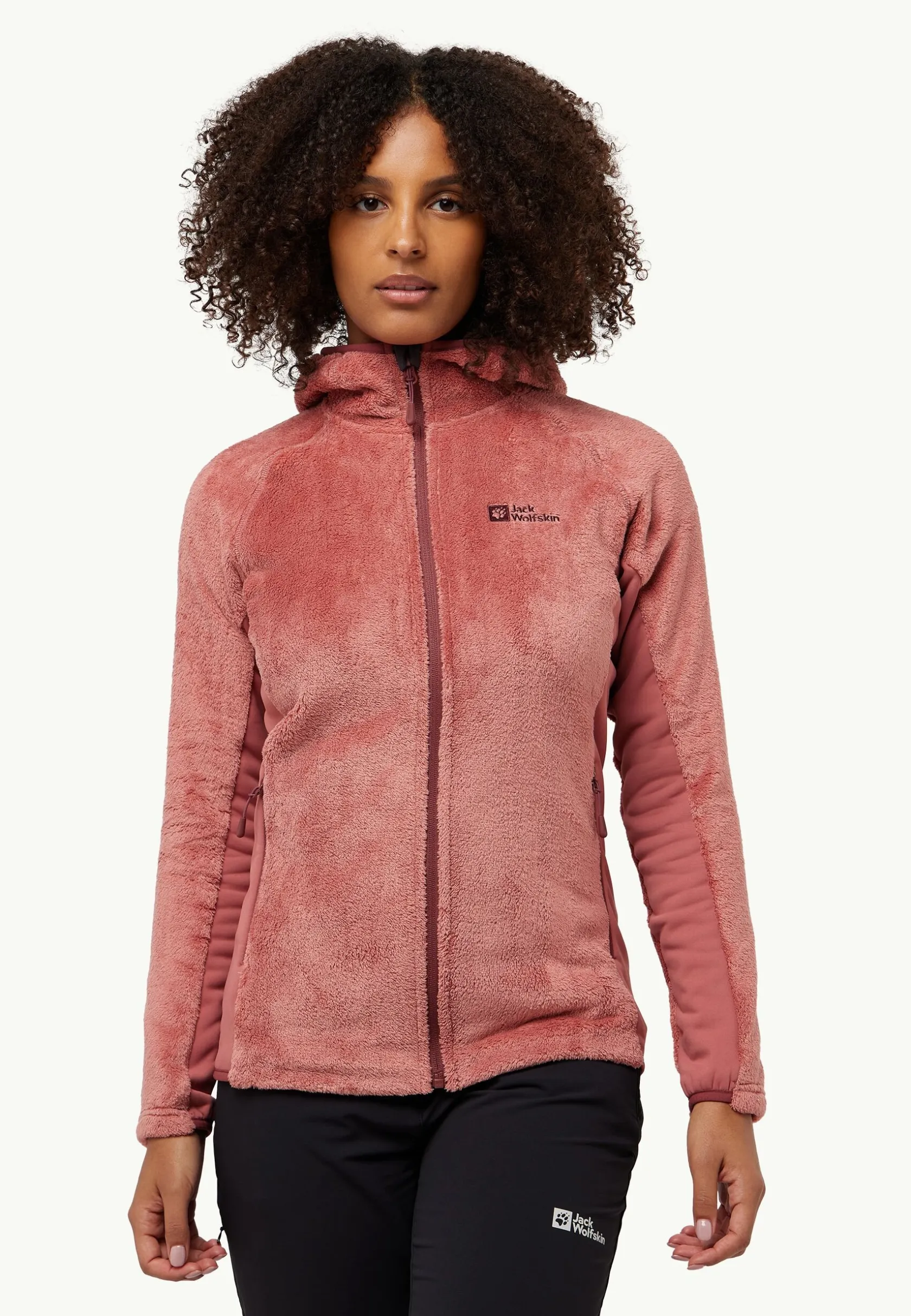 Voor- En Najaarsjacks/-Jassen|Fleece|Jack Wolfskin Rotwand Hooded Fz W