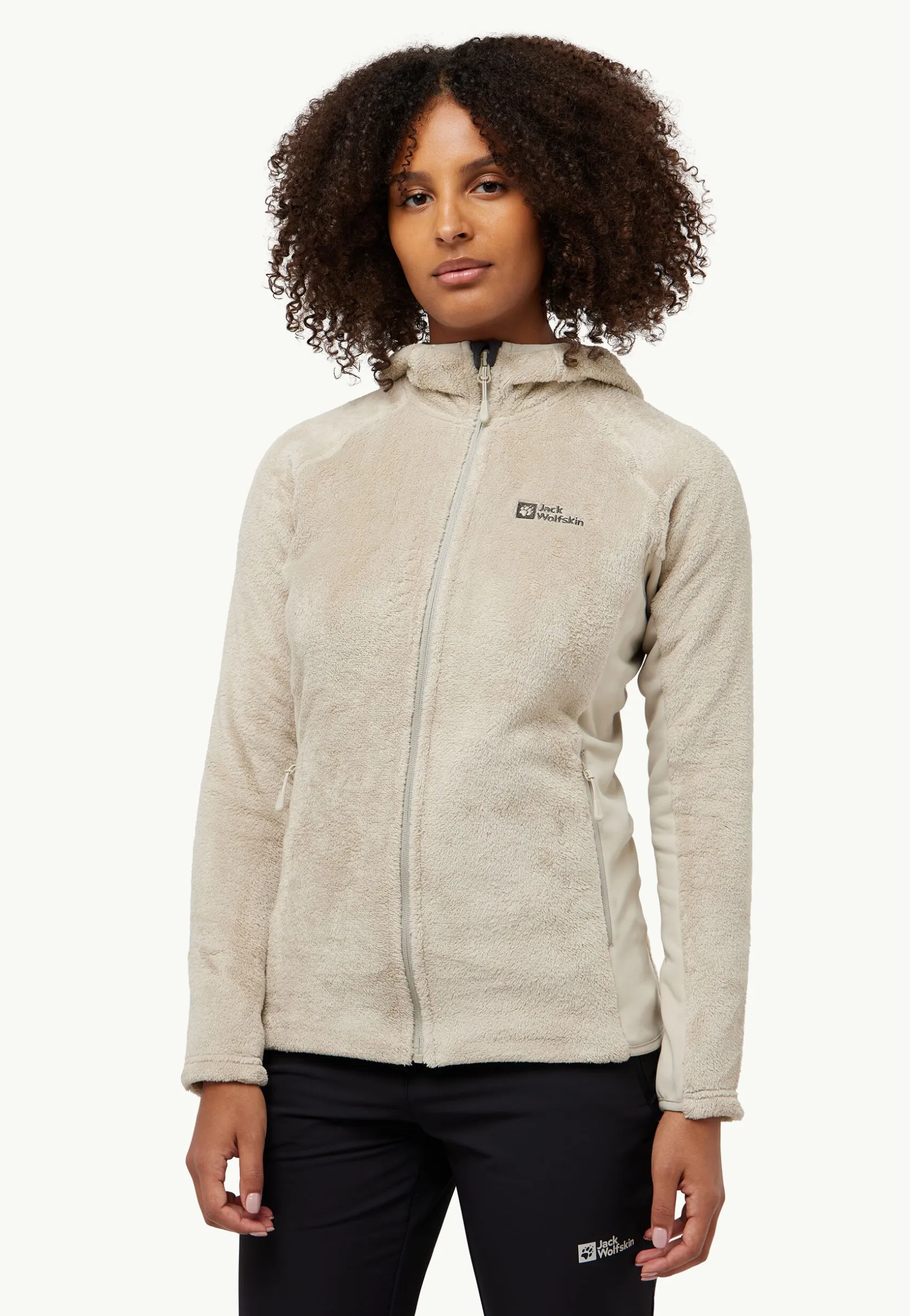 Voor- En Najaarsjacks/-Jassen|Fleece|Jack Wolfskin Rotwand Hooded Fz W