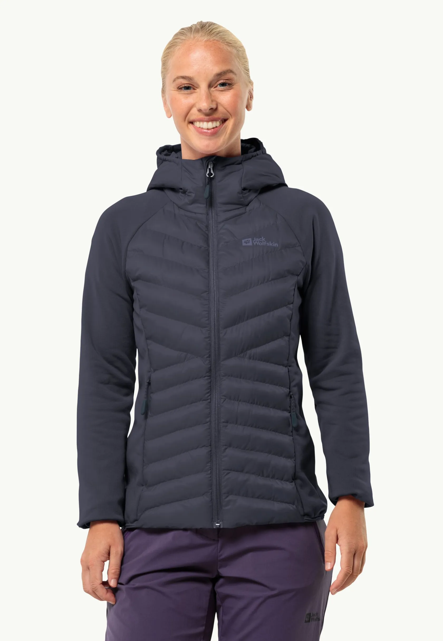 Wandelen|Voor- En Najaarsjacks/-Jassen|Jack Wolfskin Routeburn Pro Hybrid W