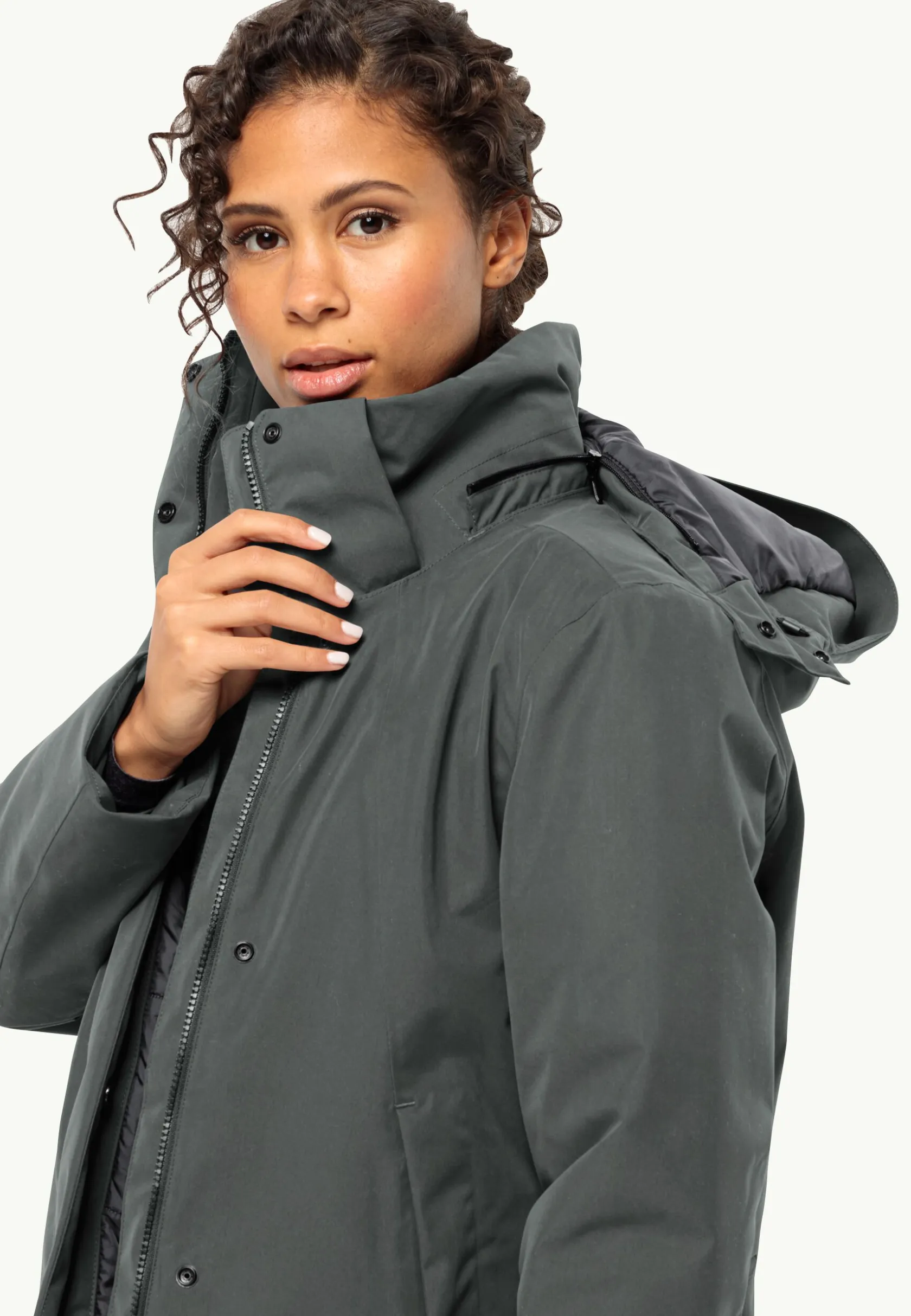Lifestyle|Voor- En Najaarsjacks/-Jassen|Jack Wolfskin Salier Coat