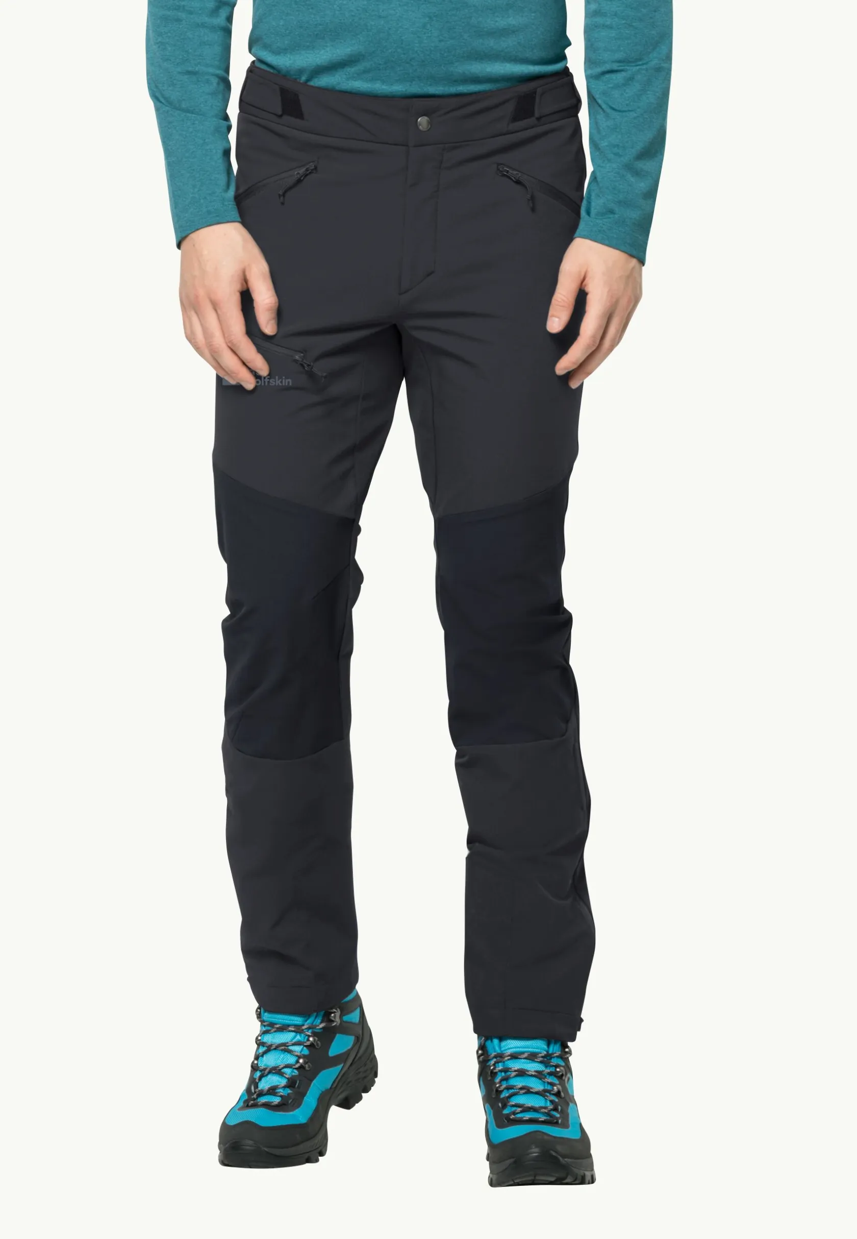 Wandelen|Trekking|Jack Wolfskin Salmaser Pants M Phantom
