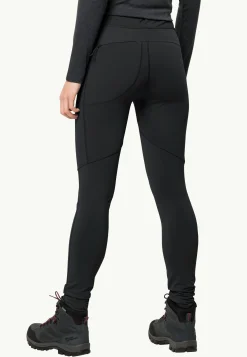 Wandelen|Trekking|Jack Wolfskin Salmaser Tights W black