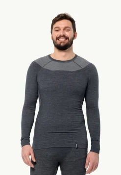 Wandelen|Discovery|Jack Wolfskin Seamless Wool L/s M