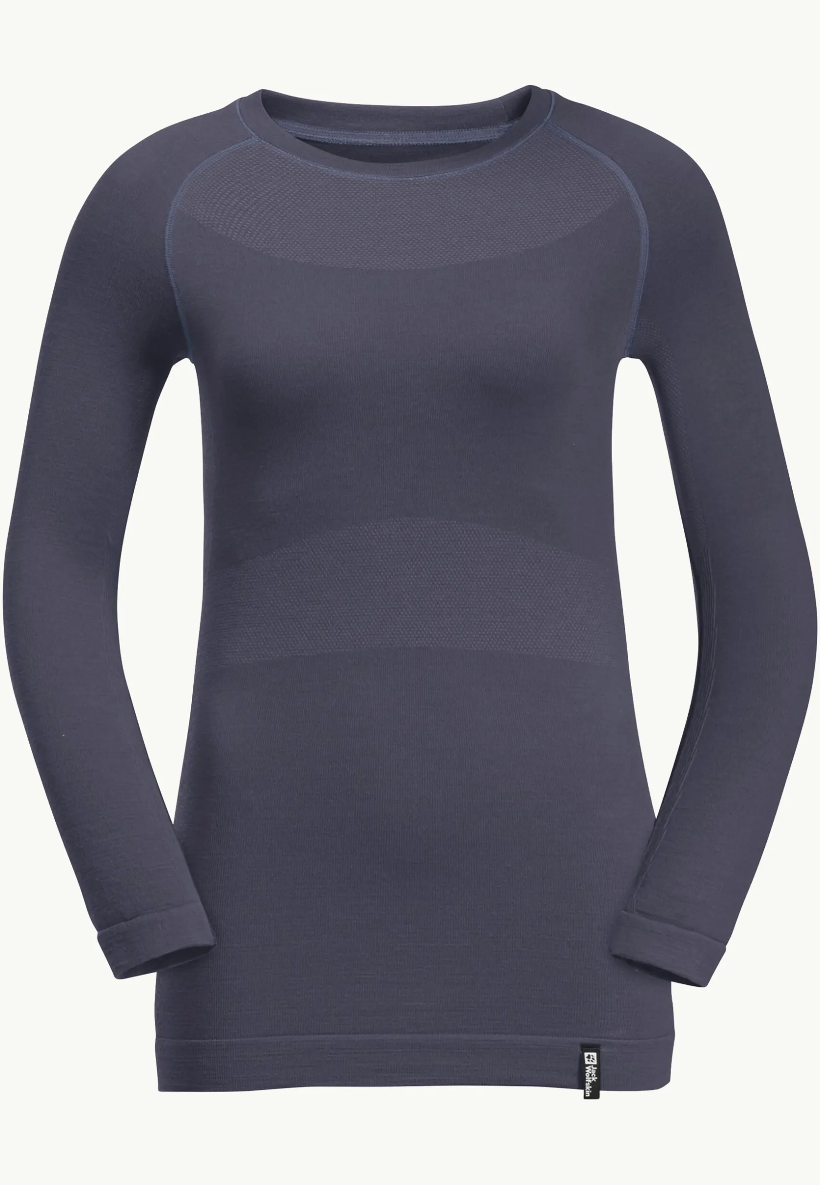 Wandelen|Ski|Jack Wolfskin Seamless Wool L/s W Graphite