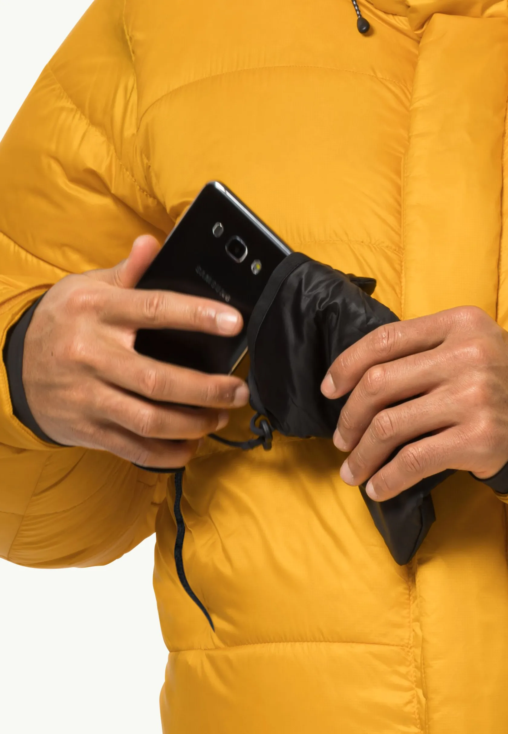 Discovery|Voor- En Najaarsjacks/-Jassen|Jack Wolfskin 1995 Series Down Hoody Burly Yellow XT