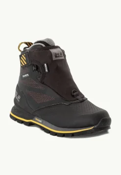 Outdoor Sneaker|Wandelschoenen|Jack Wolfskin 1995 Series Texapore Mid W Black / Burly Yellow Xt
