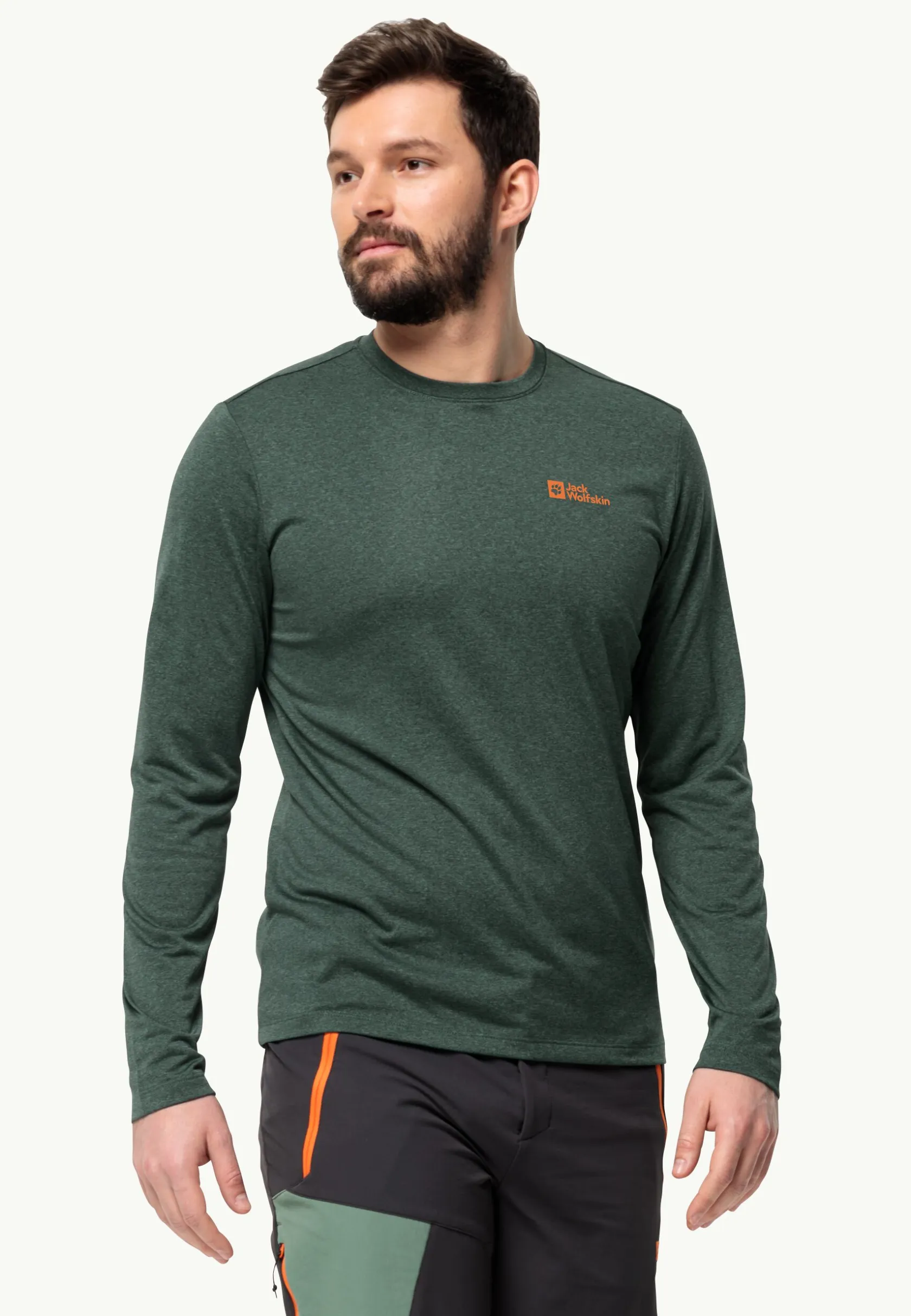 Wandelen|Functionele Shirts|Jack Wolfskin Sky Thermal Ls M