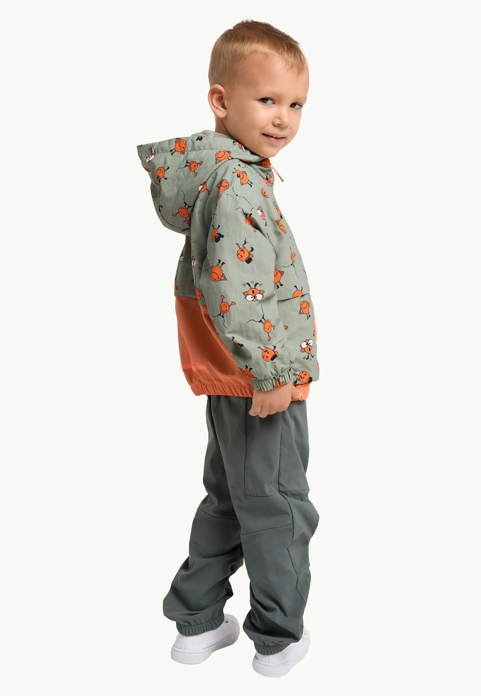 Voor- En Najaarsjacks/-Jassen|Fleece|Jack Wolfskin Smileyworld Aop Jkt K