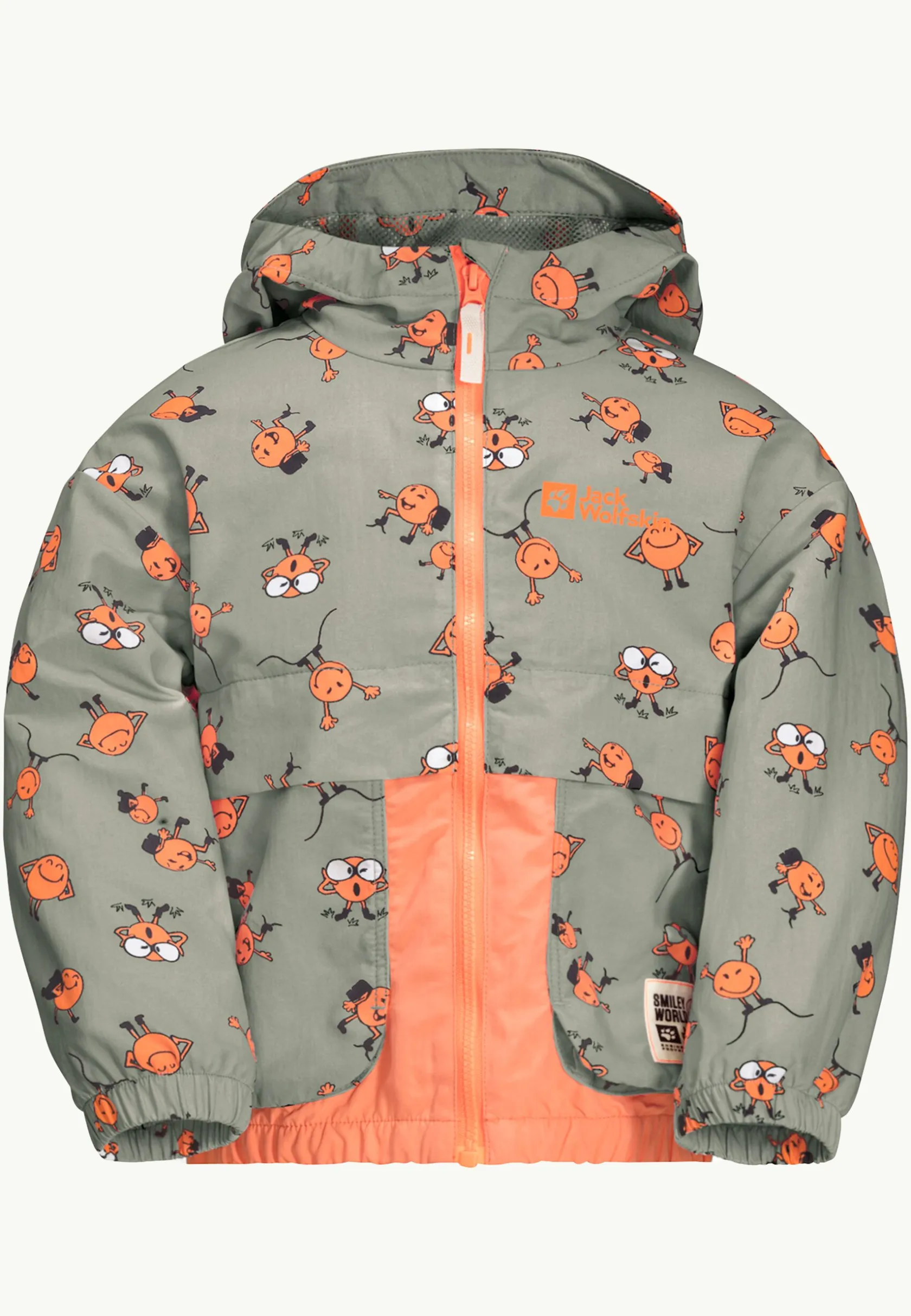 Voor- En Najaarsjacks/-Jassen|Fleece|Jack Wolfskin Smileyworld Aop Jkt K