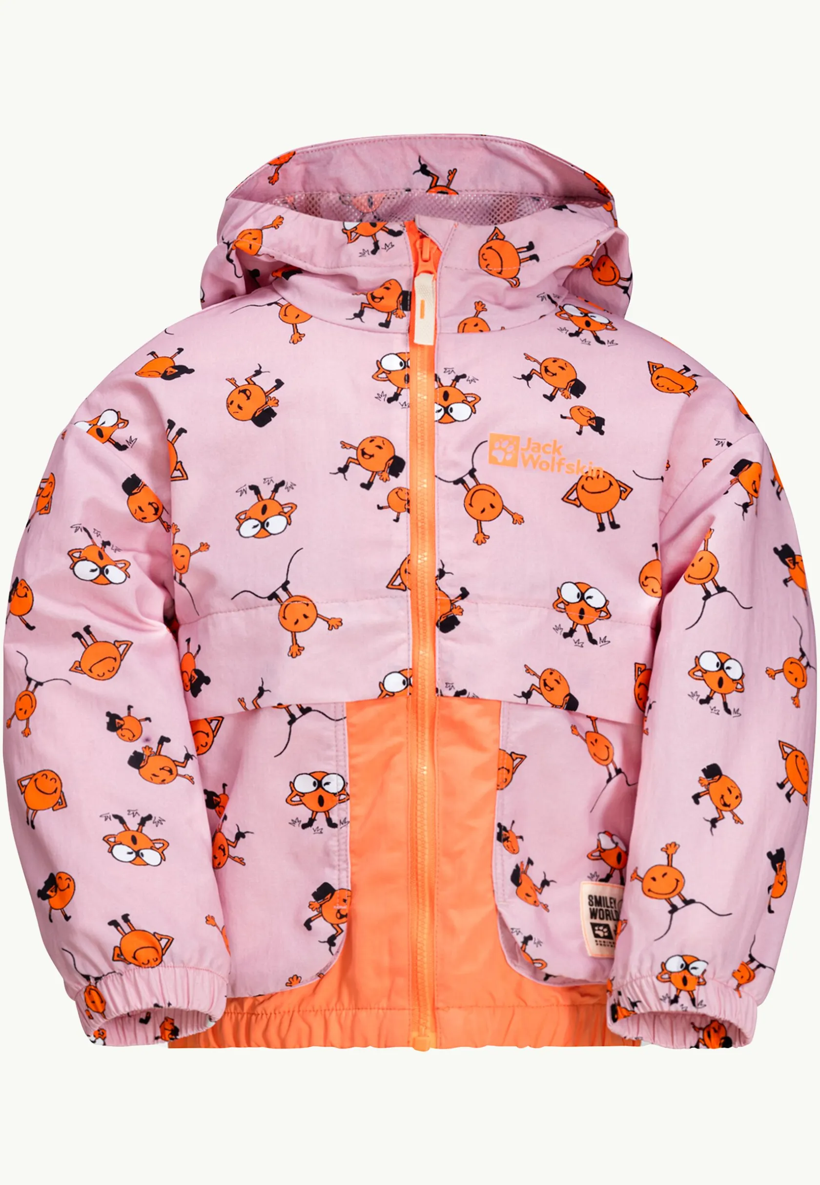 Voor- En Najaarsjacks/-Jassen|Fleece|Jack Wolfskin Smileyworld Aop Jkt K