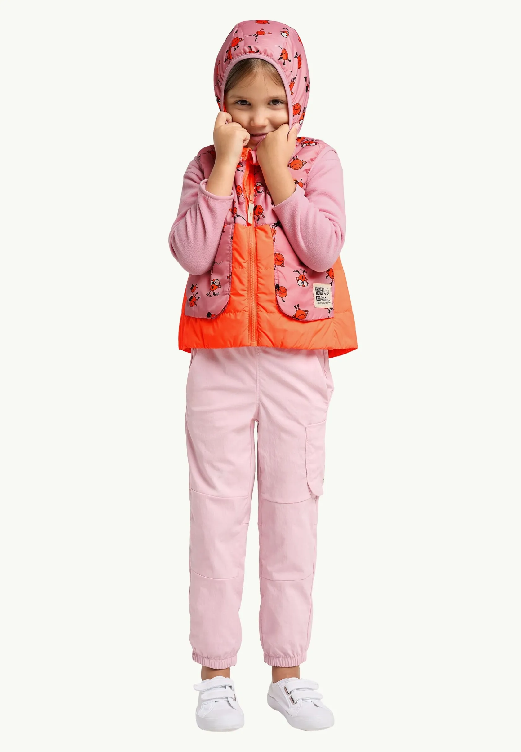 Voor- En Najaarsjacks/-Jassen|Fleece|Jack Wolfskin Smileyworld Aop Vest K