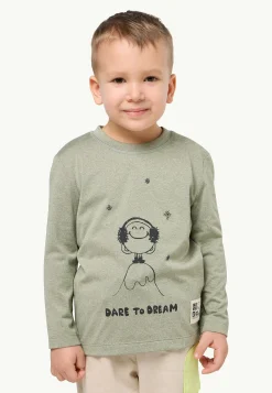 Functionele Shirts|Jack Wolfskin Smileyworld Longsleeve K