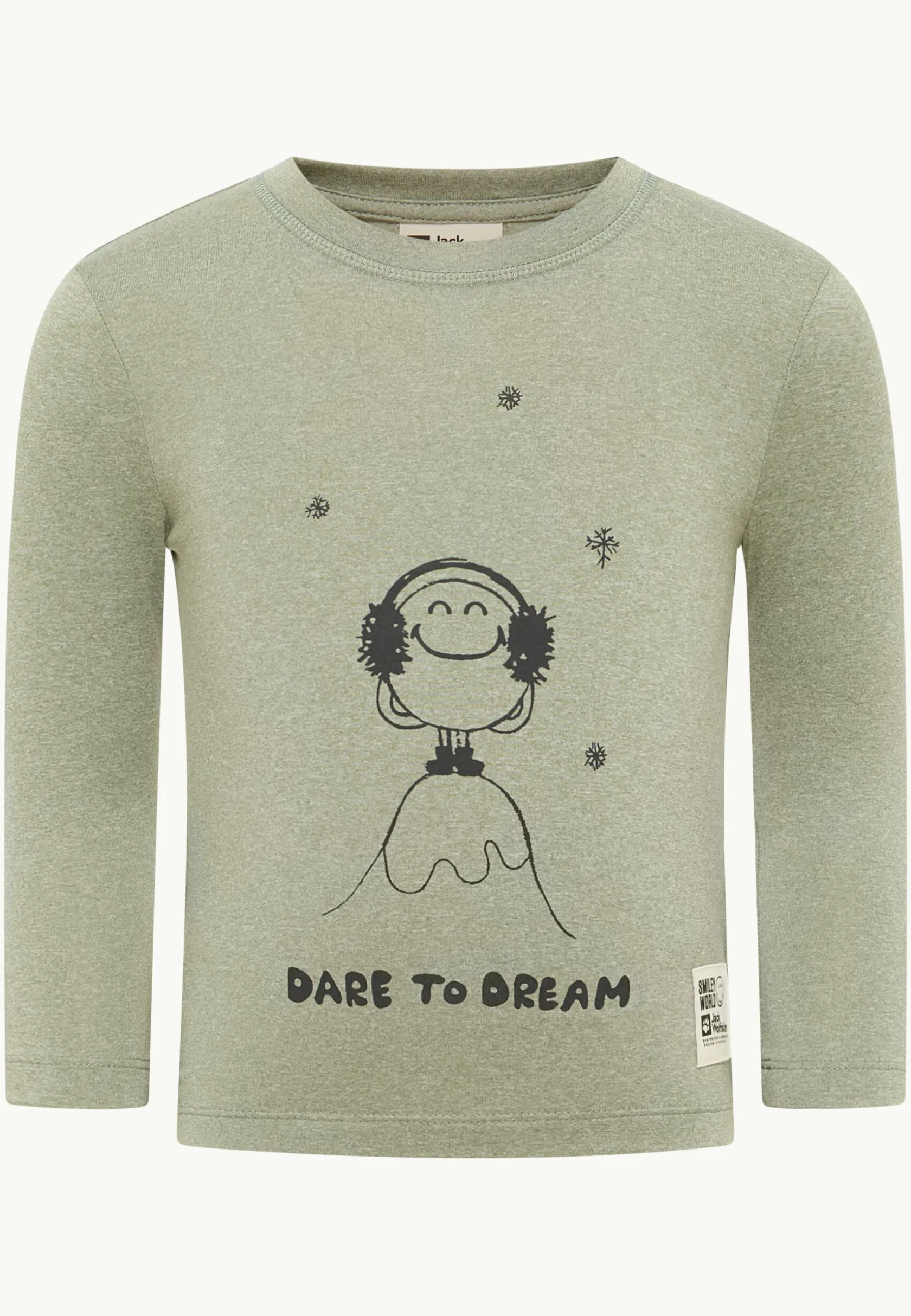 Functionele Shirts|Jack Wolfskin Smileyworld Longsleeve K