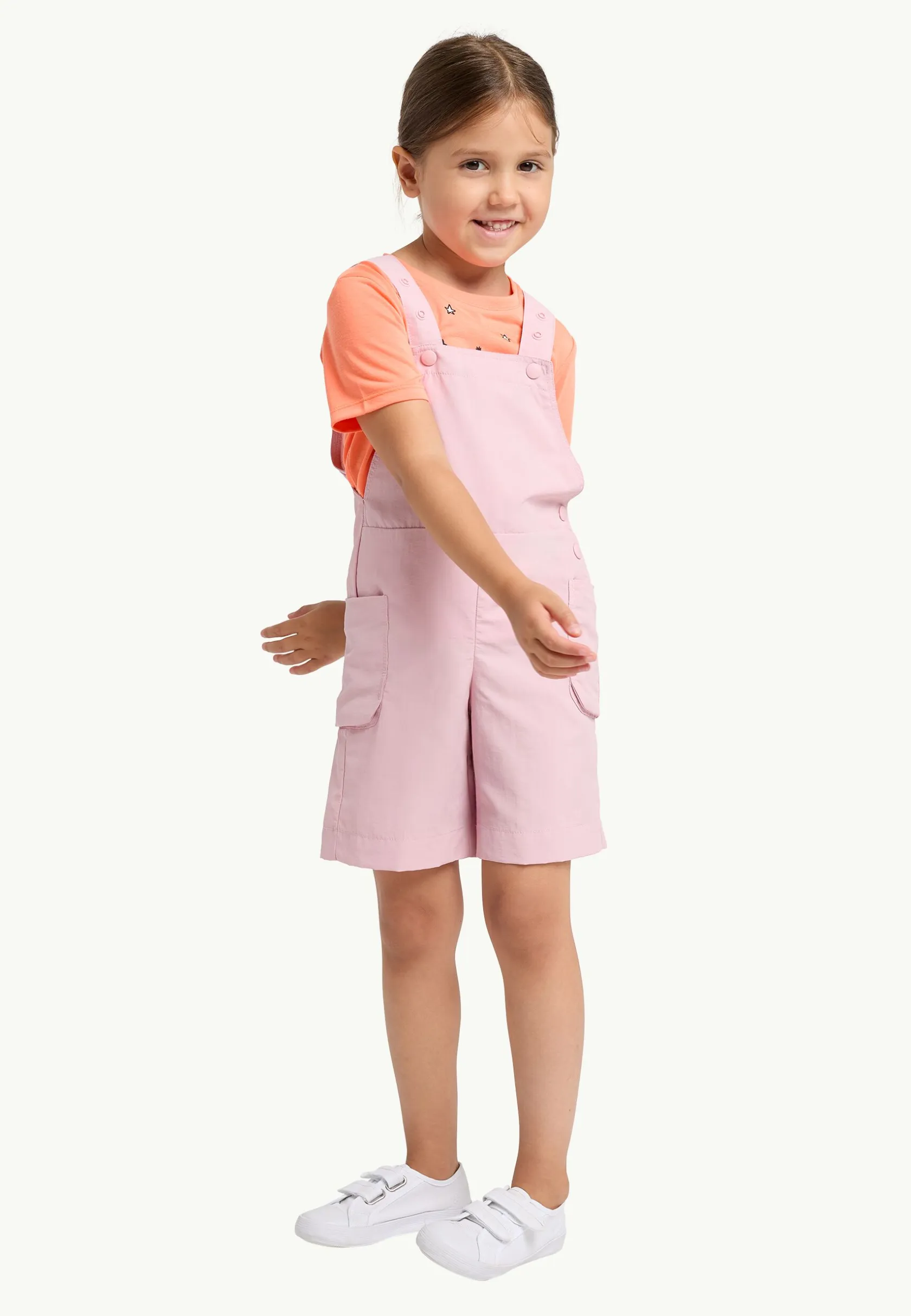 Voor- En Najaarsjacks/-Jassen|Shorts & Rokken|Jack Wolfskin Smileyworld Overall K Water Lily