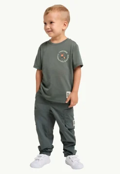 Casual Broeken|Jack Wolfskin Smileyworld Pants K slate green