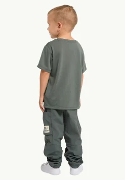 Casual Broeken|Jack Wolfskin Smileyworld Pants K slate green