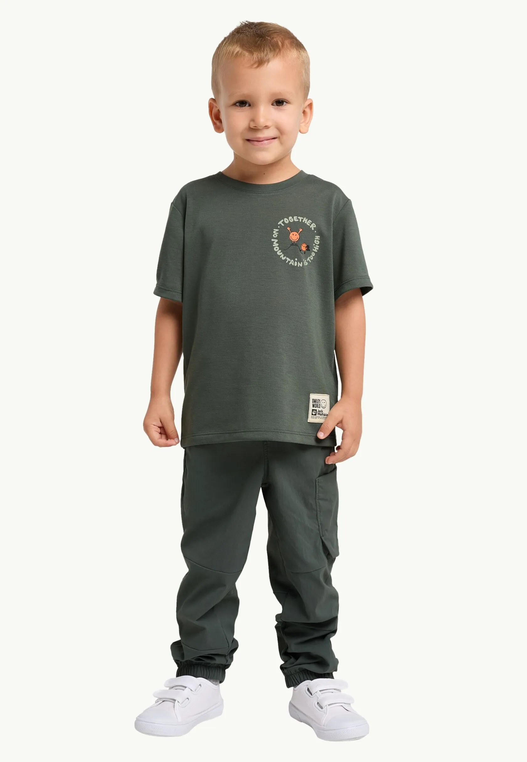 Functionele Shirts|T-Shirts & Longsleeves|Jack Wolfskin Smileyworld Together T K
