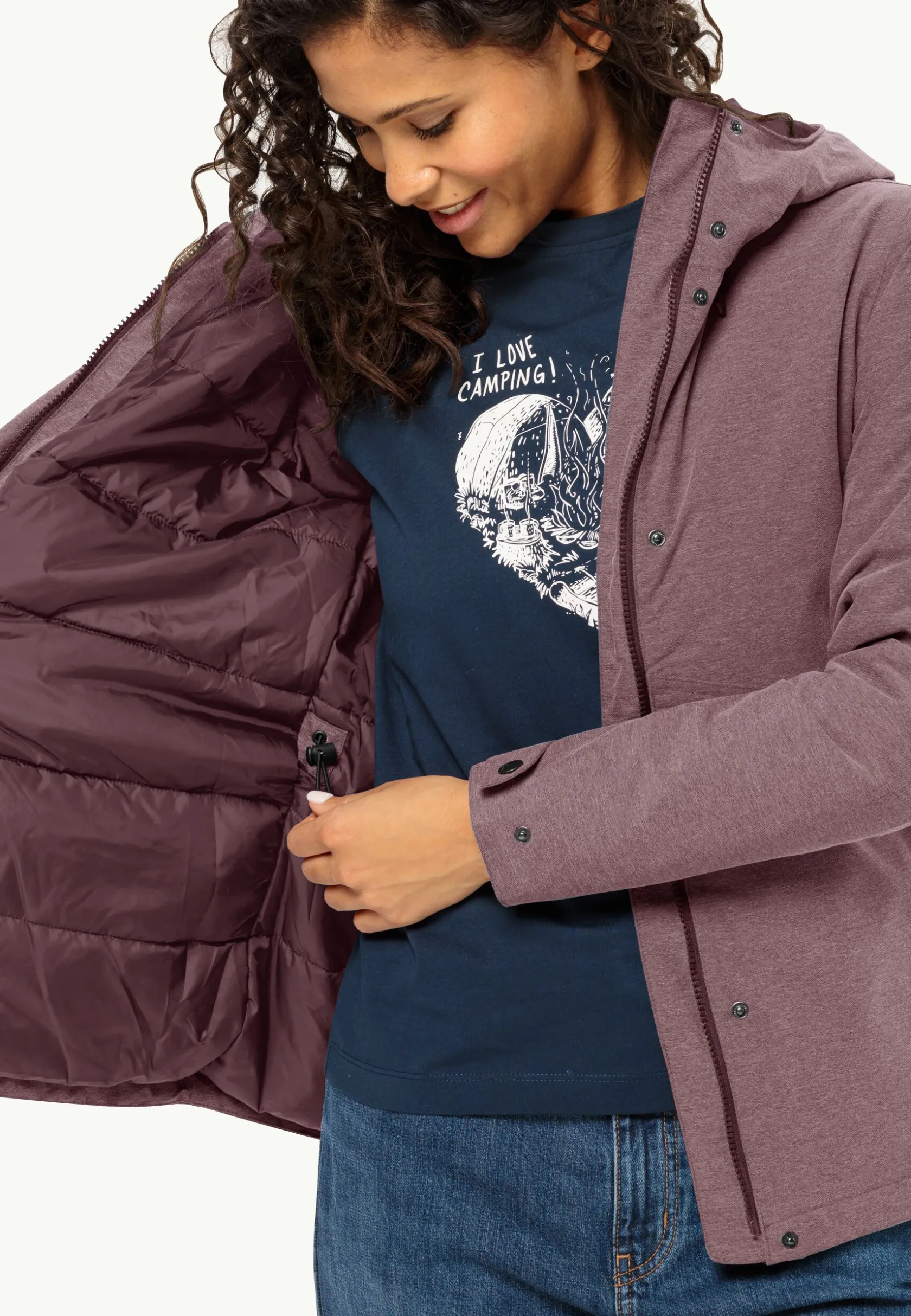 Lifestyle|Voor- En Najaarsjacks/-Jassen|Jack Wolfskin Snowy Park Jkt W
