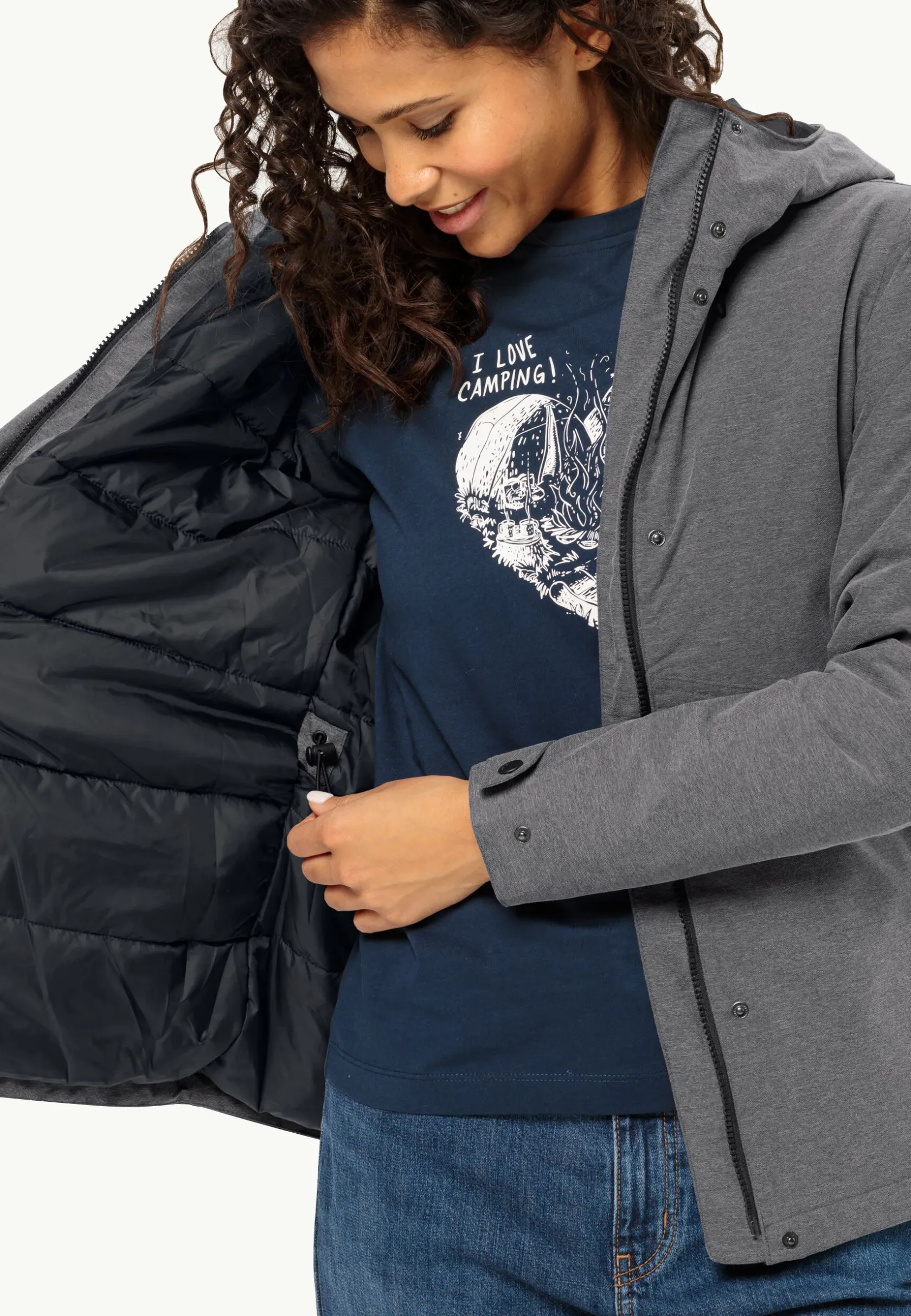 Lifestyle|Voor- En Najaarsjacks/-Jassen|Jack Wolfskin Snowy Park Jkt W