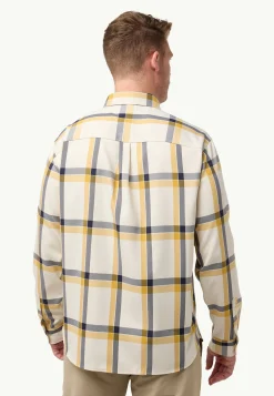 Functionele Shirts|Overhemden|Jack Wolfskin Steinwand Shirt M panna cotta